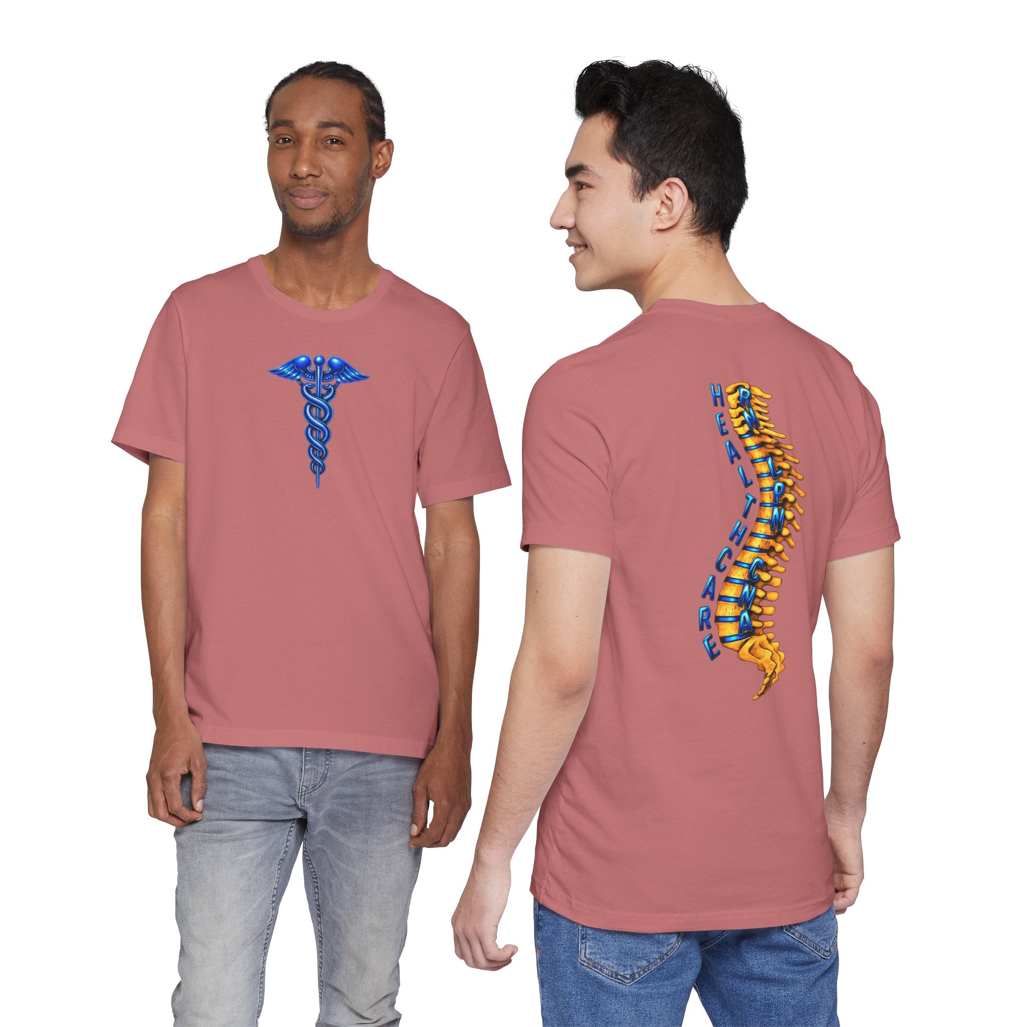 Backbone Of Healthcare Unisex Jersey Short Sleeve Tee