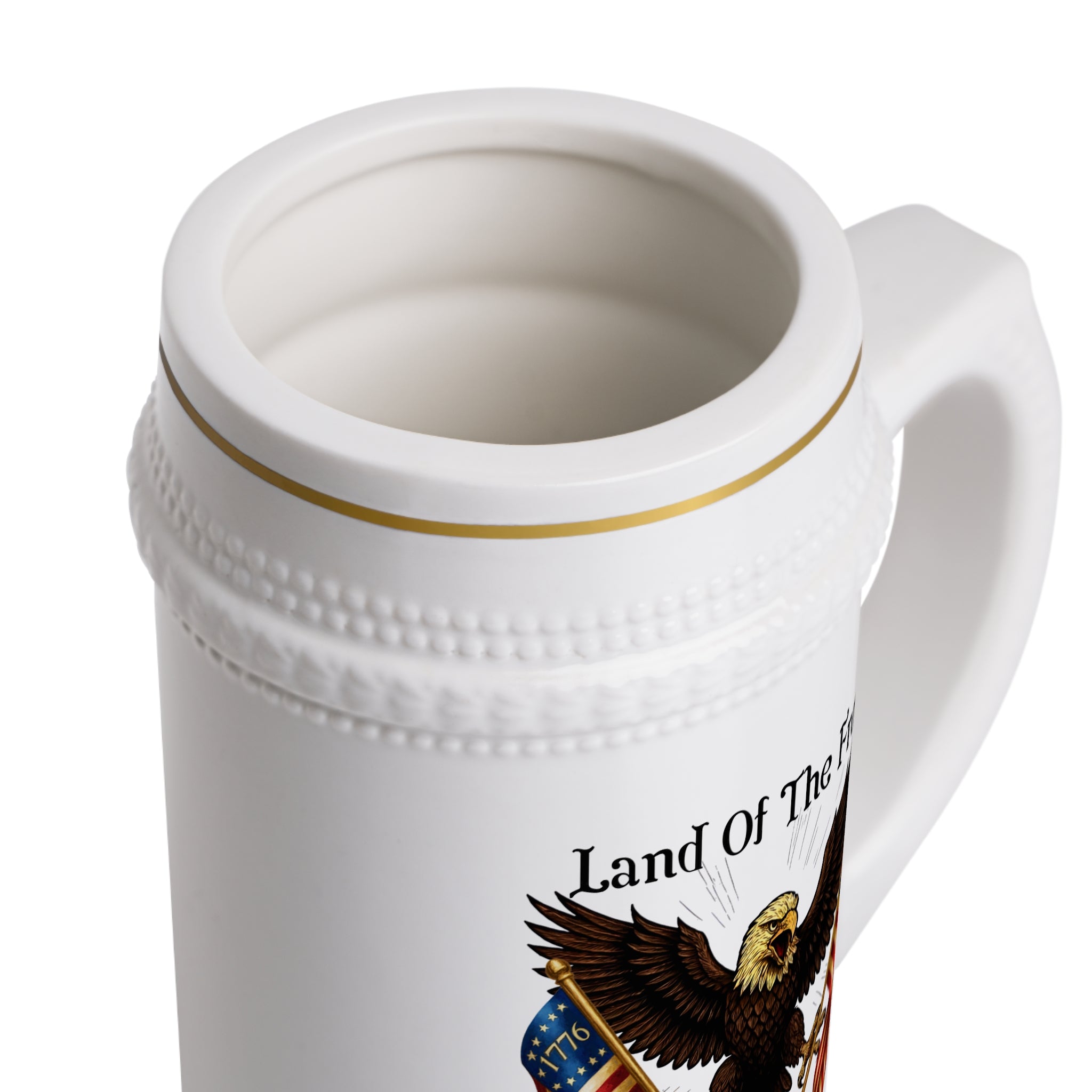 "Land of the Free, Home of the Brave" Beer Stein