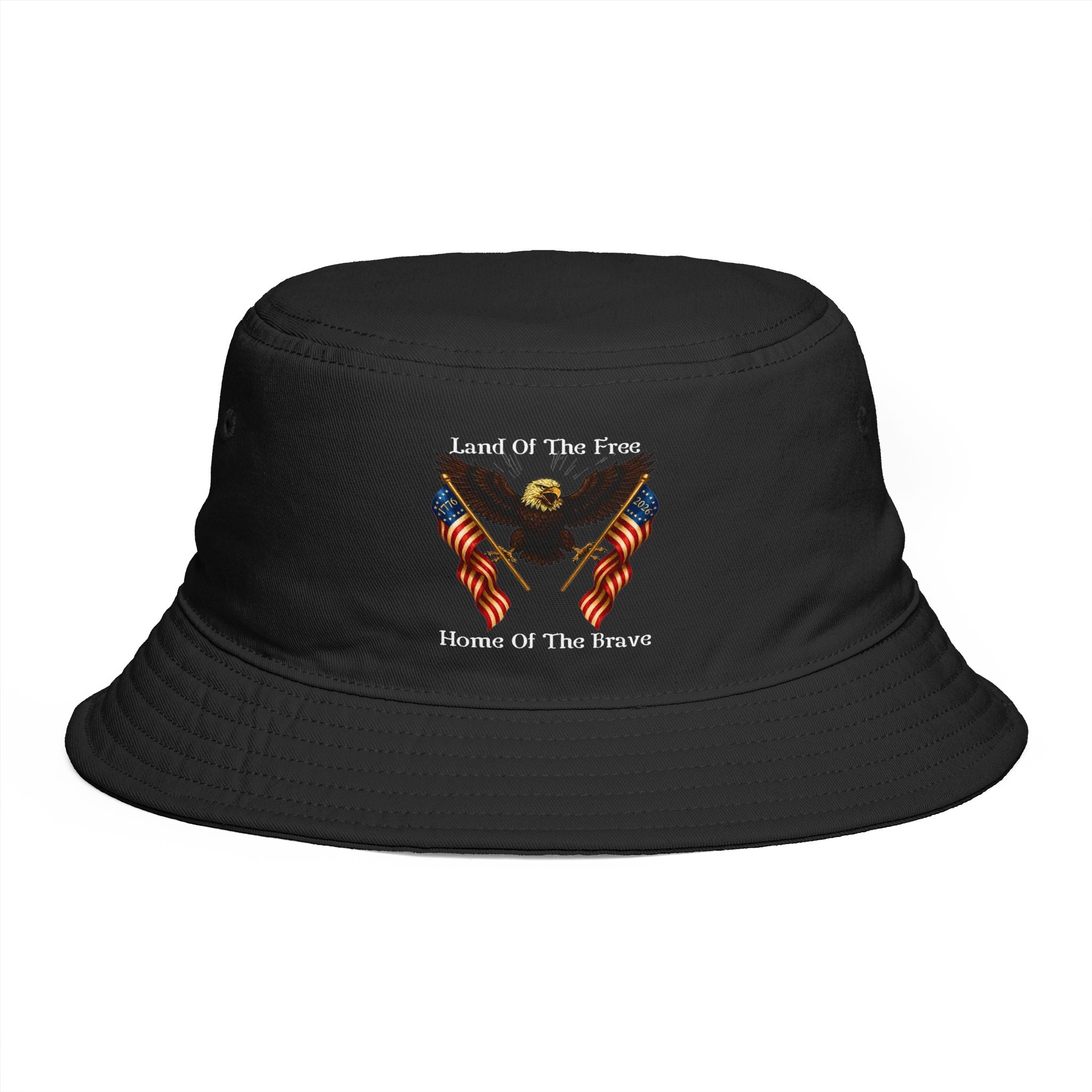 "Land of the Free, Home of the Brave" Bucket Hat