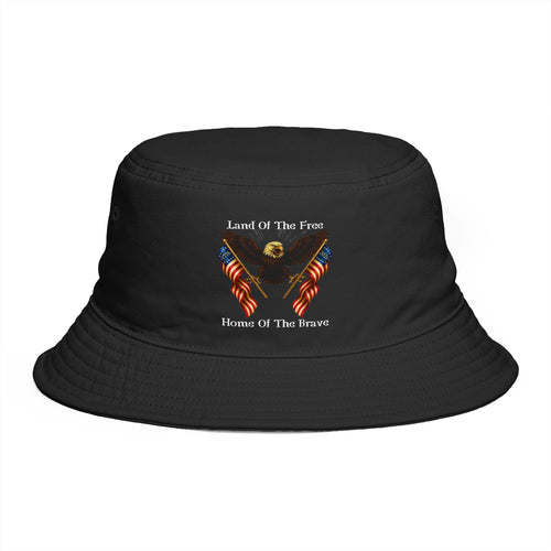 "Land of the Free, Home of the Brave" Bucket Hat