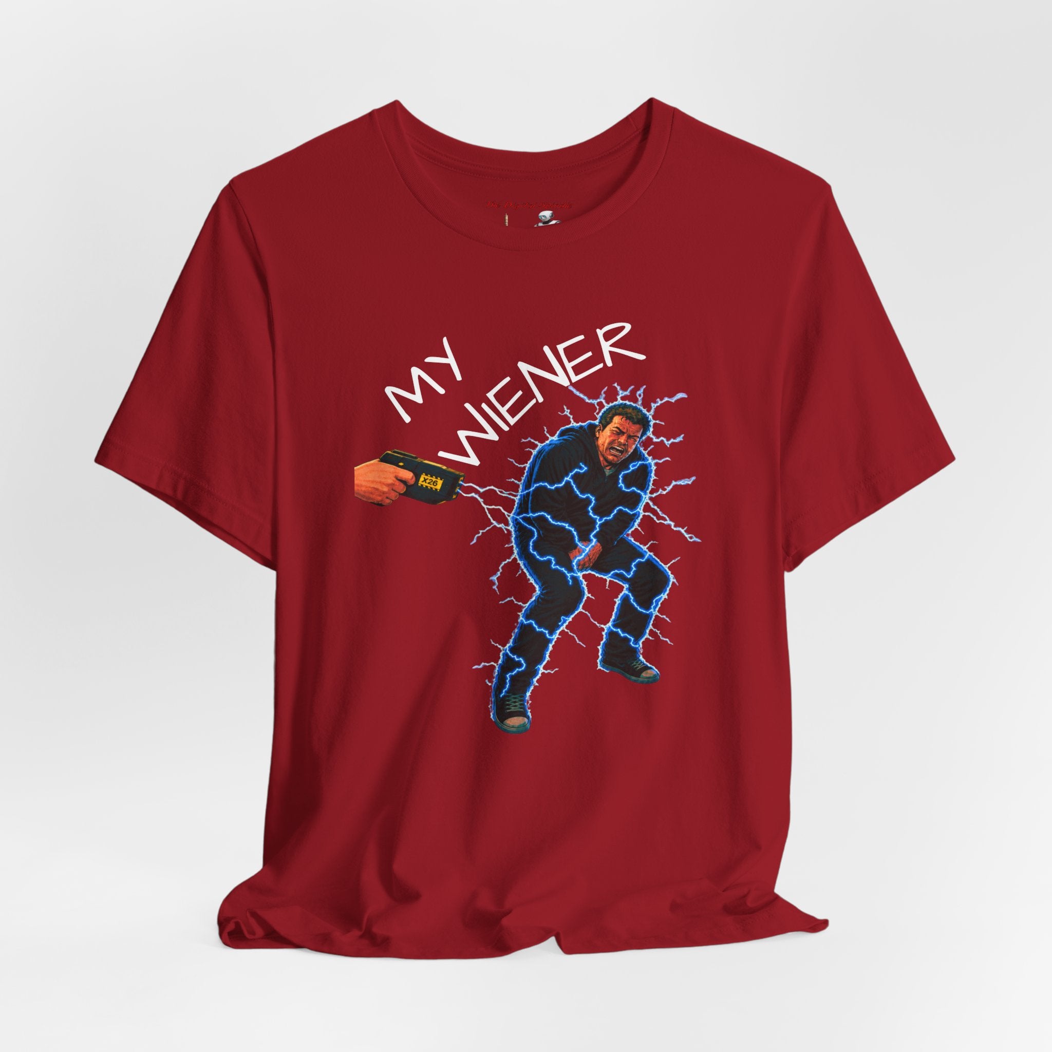 "MY WIENER" Comical Taser Training T-Shirt