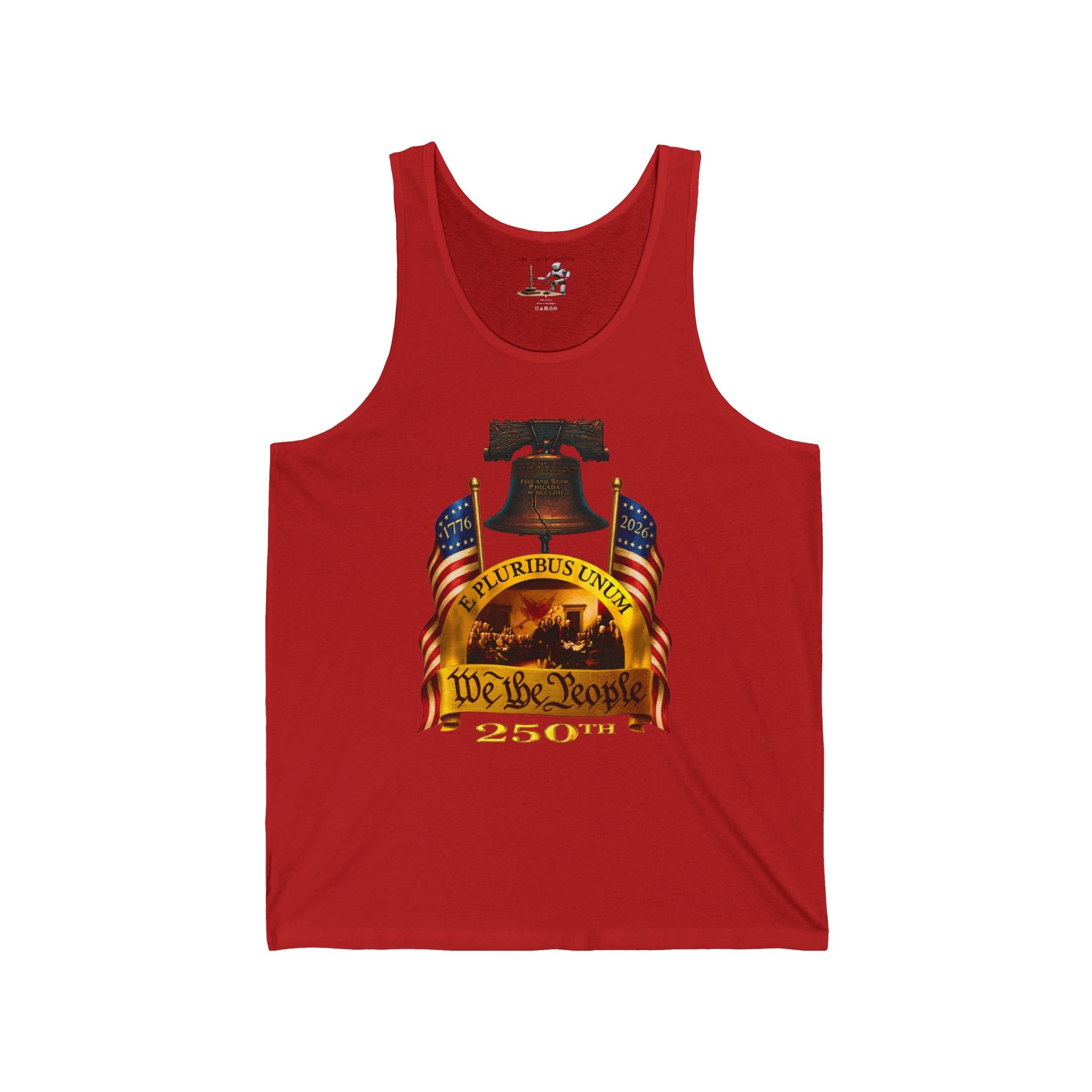 'We the People' Tank Top – 'We the People' Liberty Bell & Flags