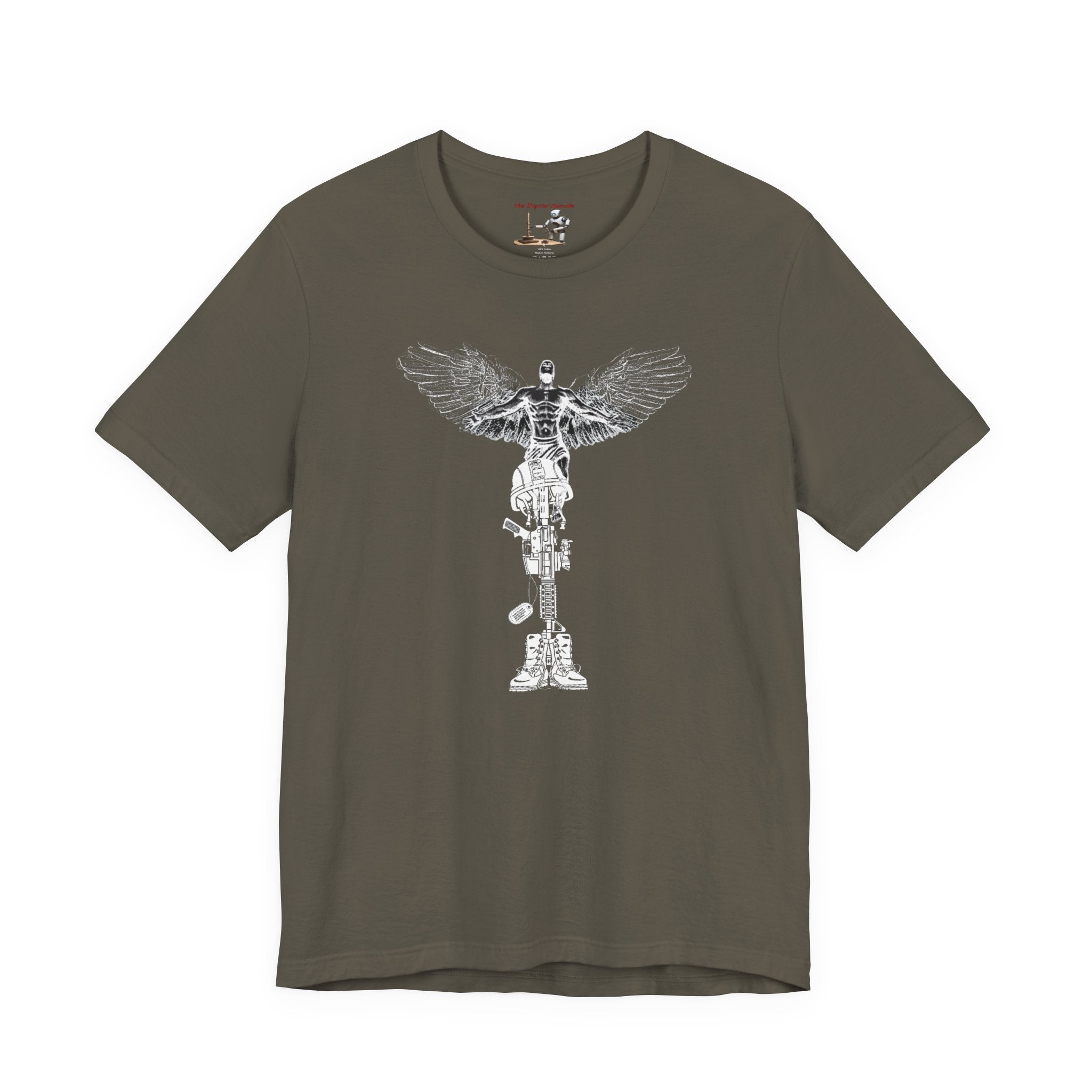 Military Tribute T-Shirt — "The Fight Never Ends, Stronger Together" Graphic Tee