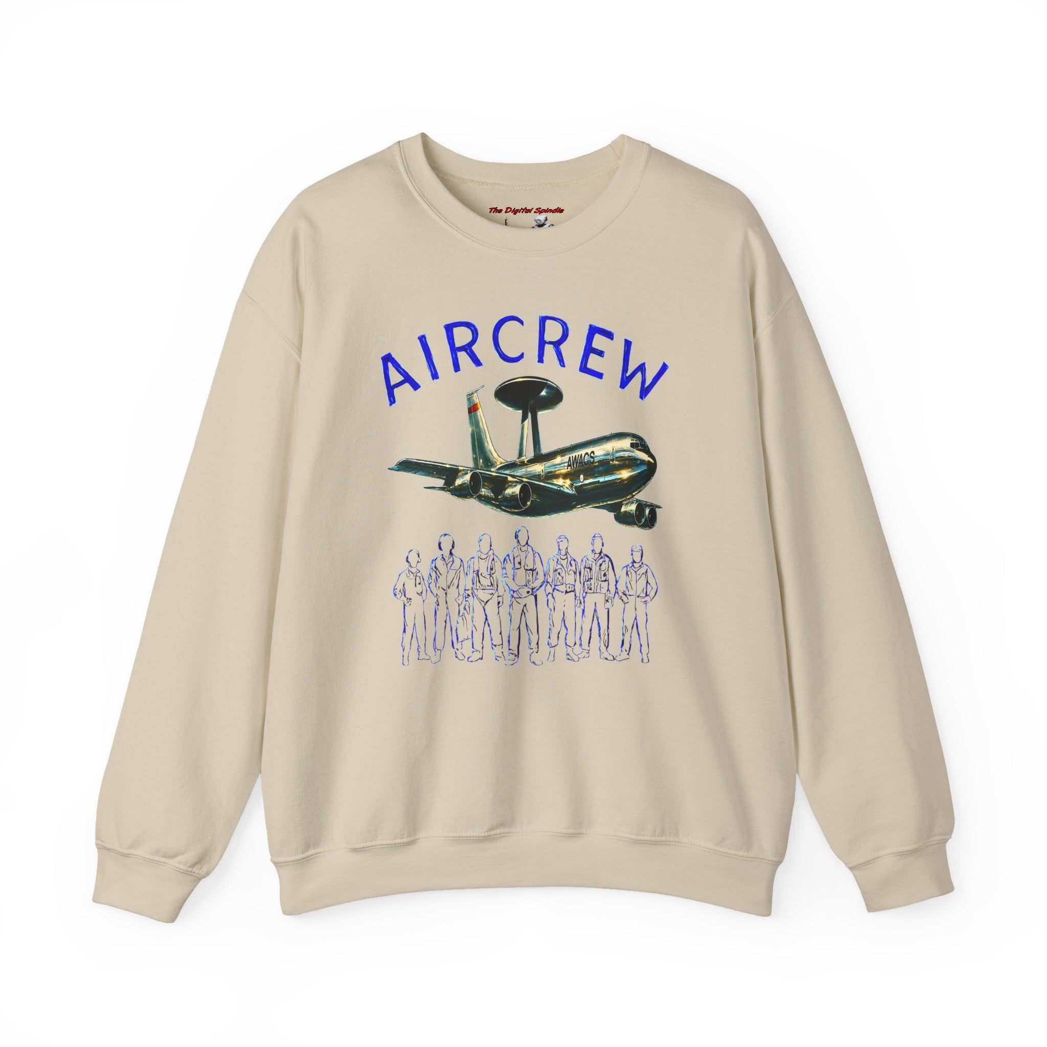 Aircrew Military Plane Graphic Sweatshirt