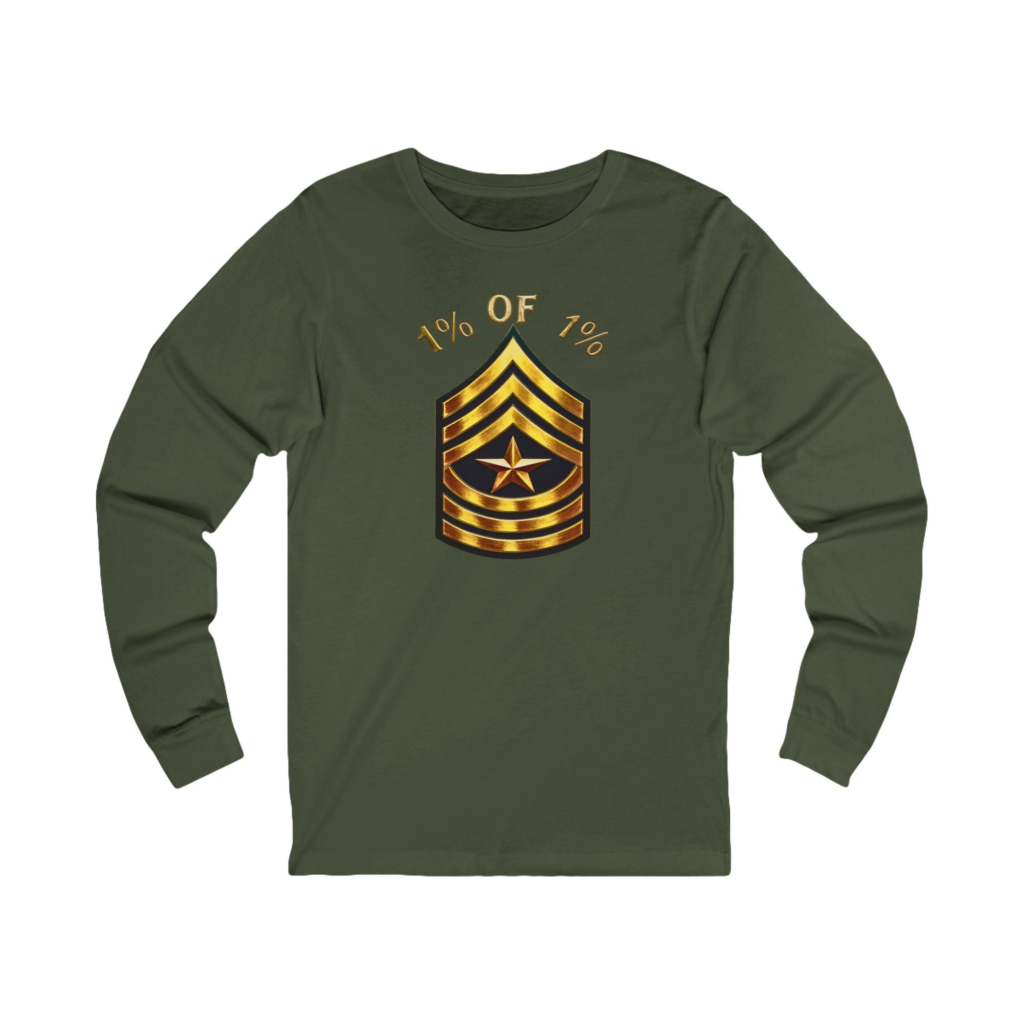 '1% of 1%' Long Sleeve Tee
