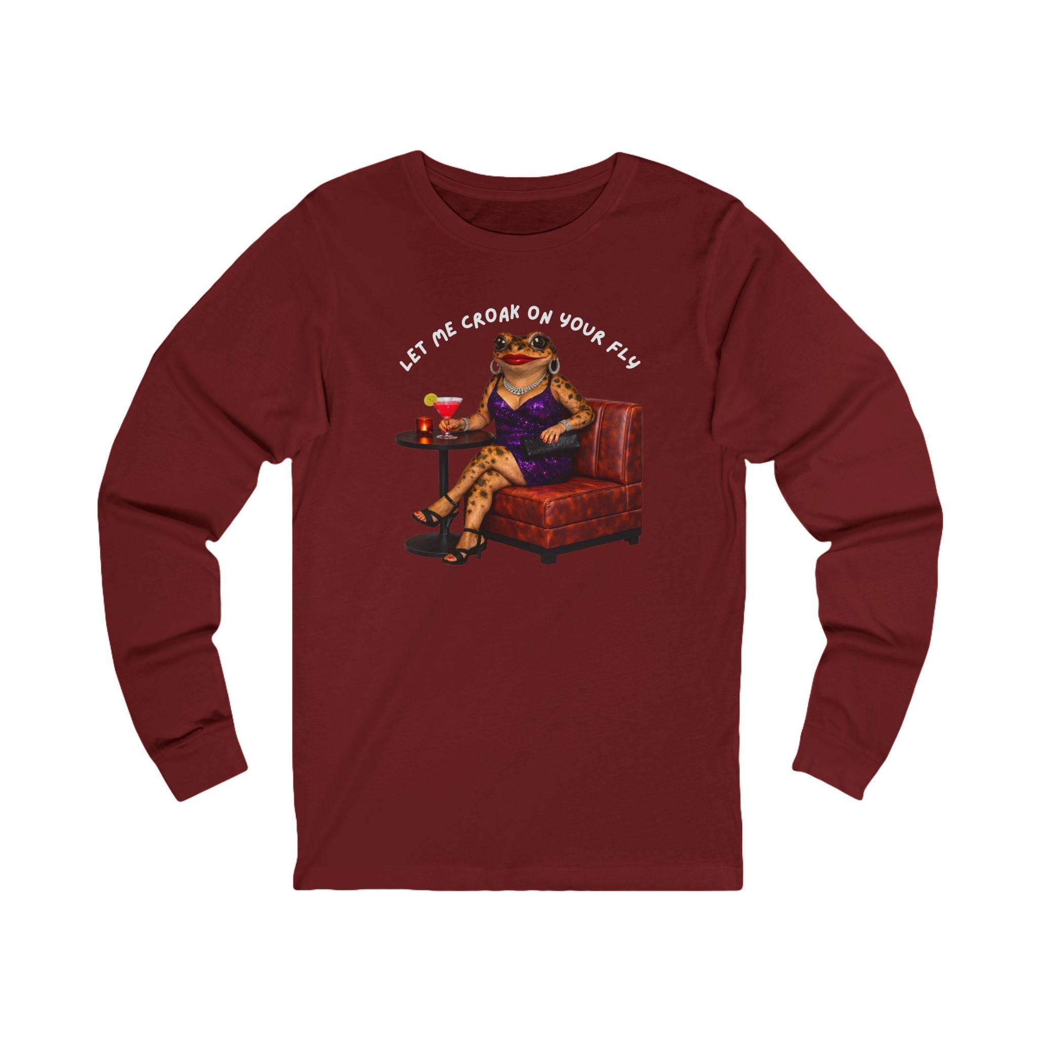 "Let Me Croak On Your Fly" Lounge Frog Graphic