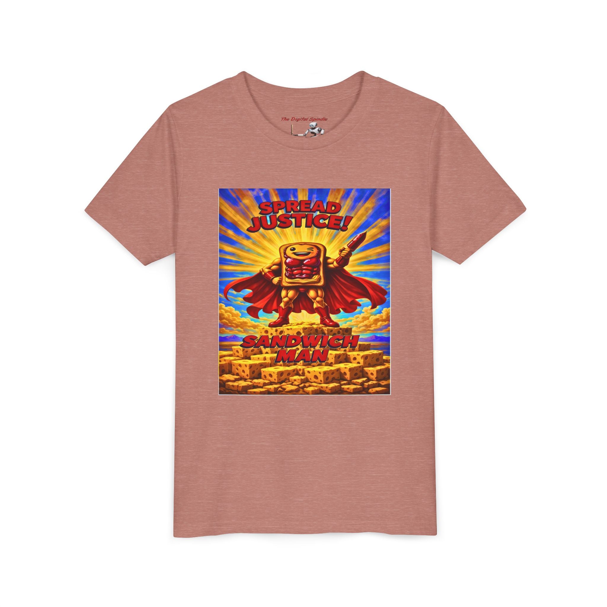 Sandwich Man Superhero Graphic