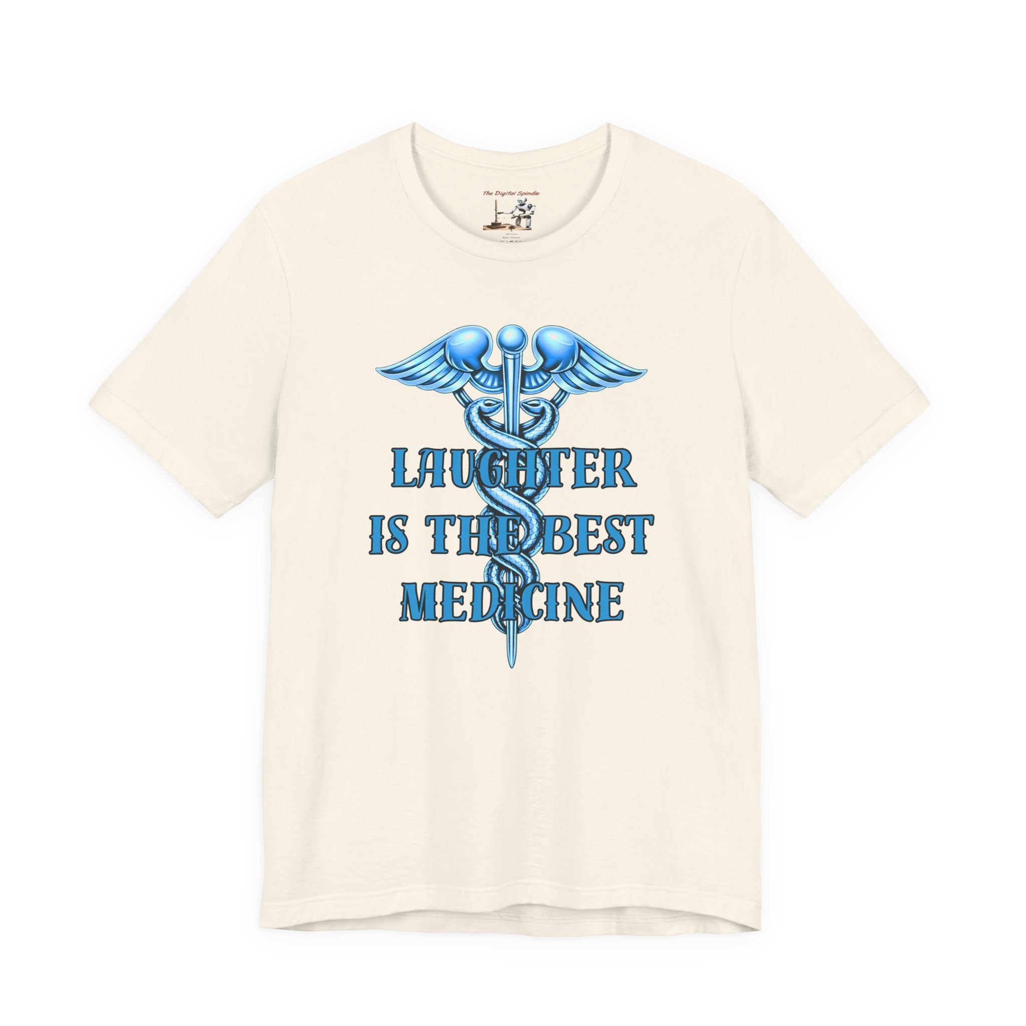 Laughter Is The Best Medicine Tee — Funny Nurse & Medic Caduceus T-Shirt