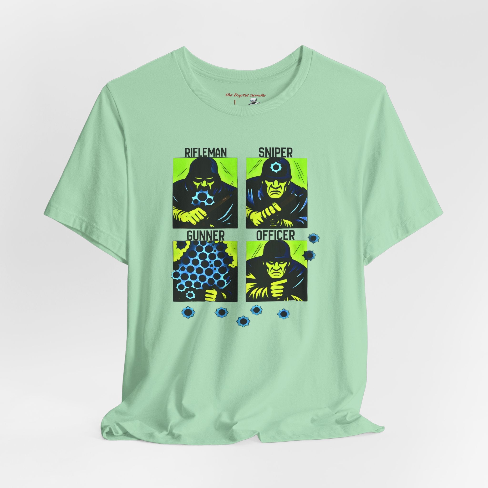 Shooting Range Graphic Tee — Rifleman Sniper Gunner Officer Design