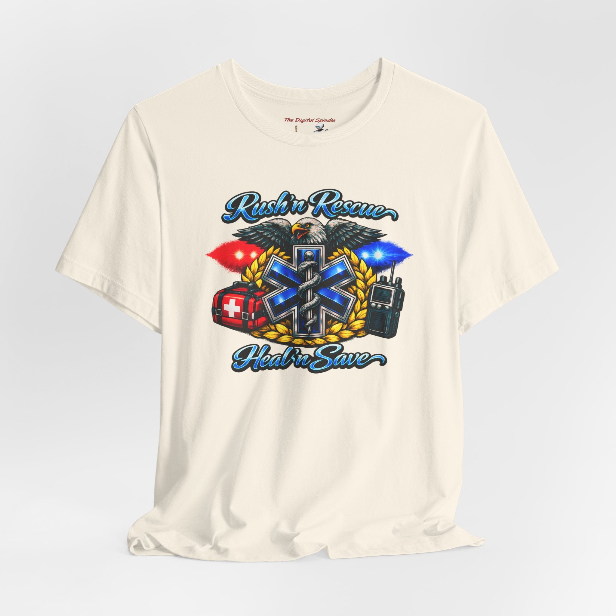 Rescue Responder EMT Star of Life T-Shirt - Paramedic Medic Emergency Medical Tee