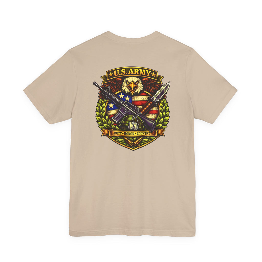 Fallen Soldier Rising Angel T-Shirt — Patriotic Military Veteran Tee