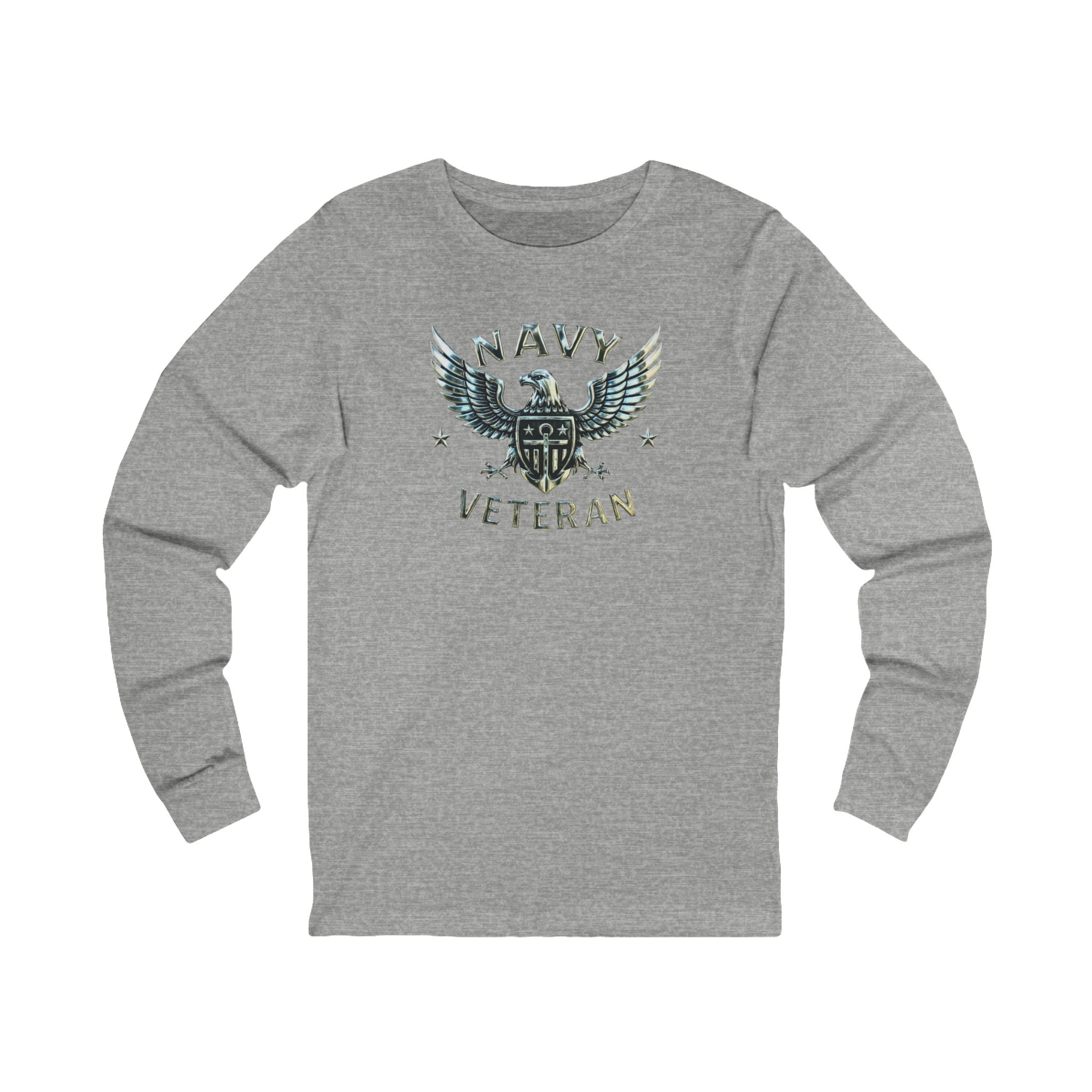 Navy Veteran Eagle Long Sleeve Tee