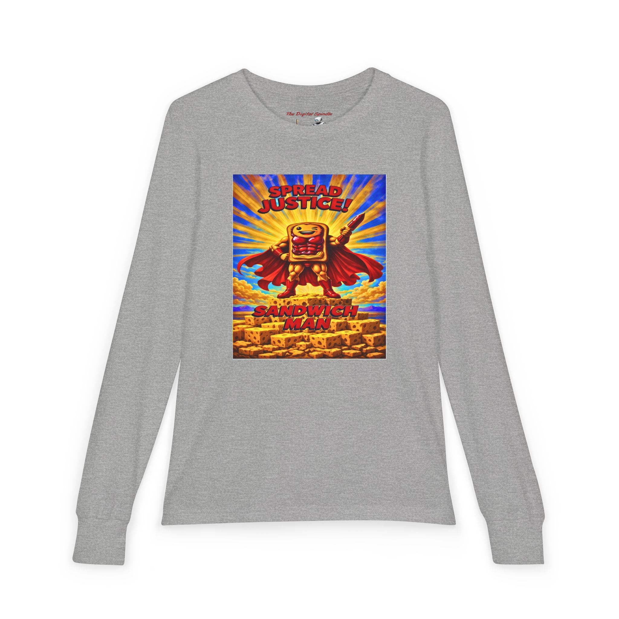 'Spread Justice' Superhero Sandwich Graphic Tee