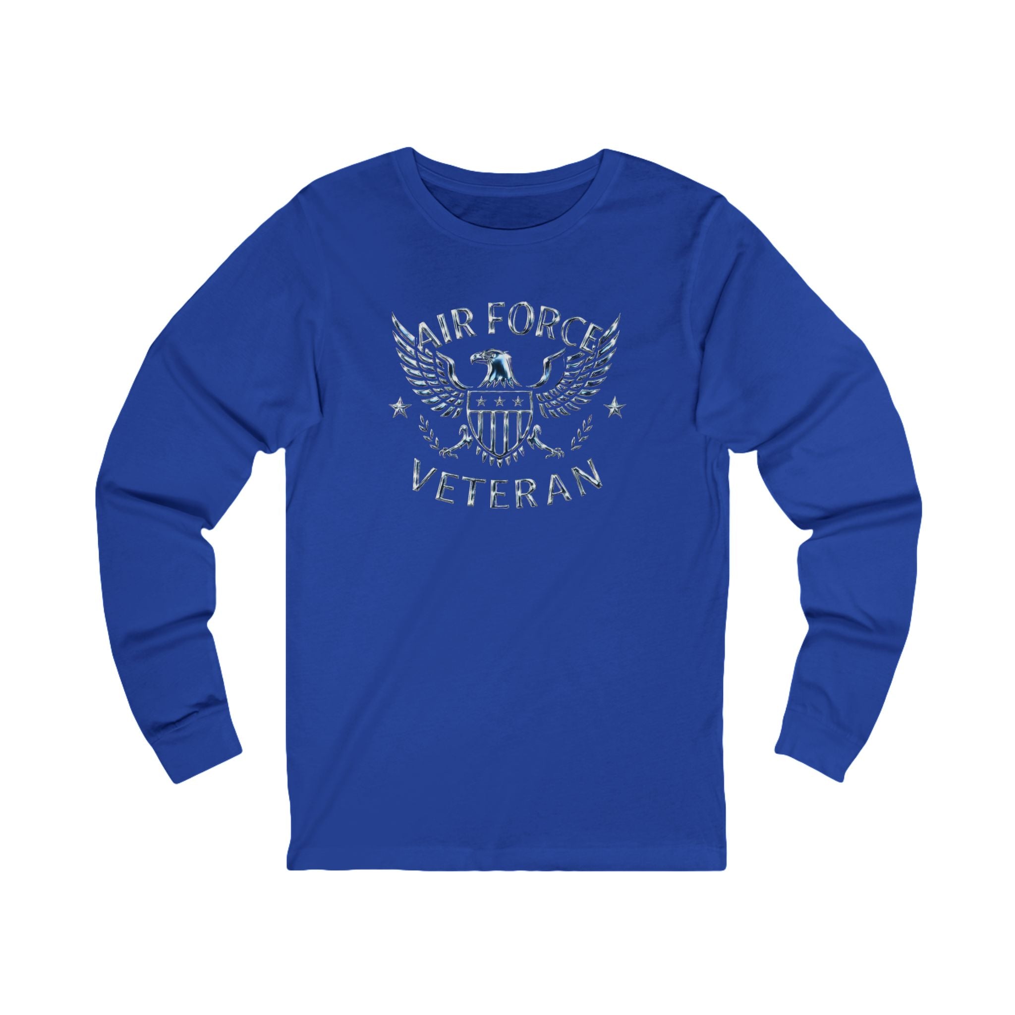 Air Force Veteran Long Sleeve Tee – Patriotic Eagle Military Shirt