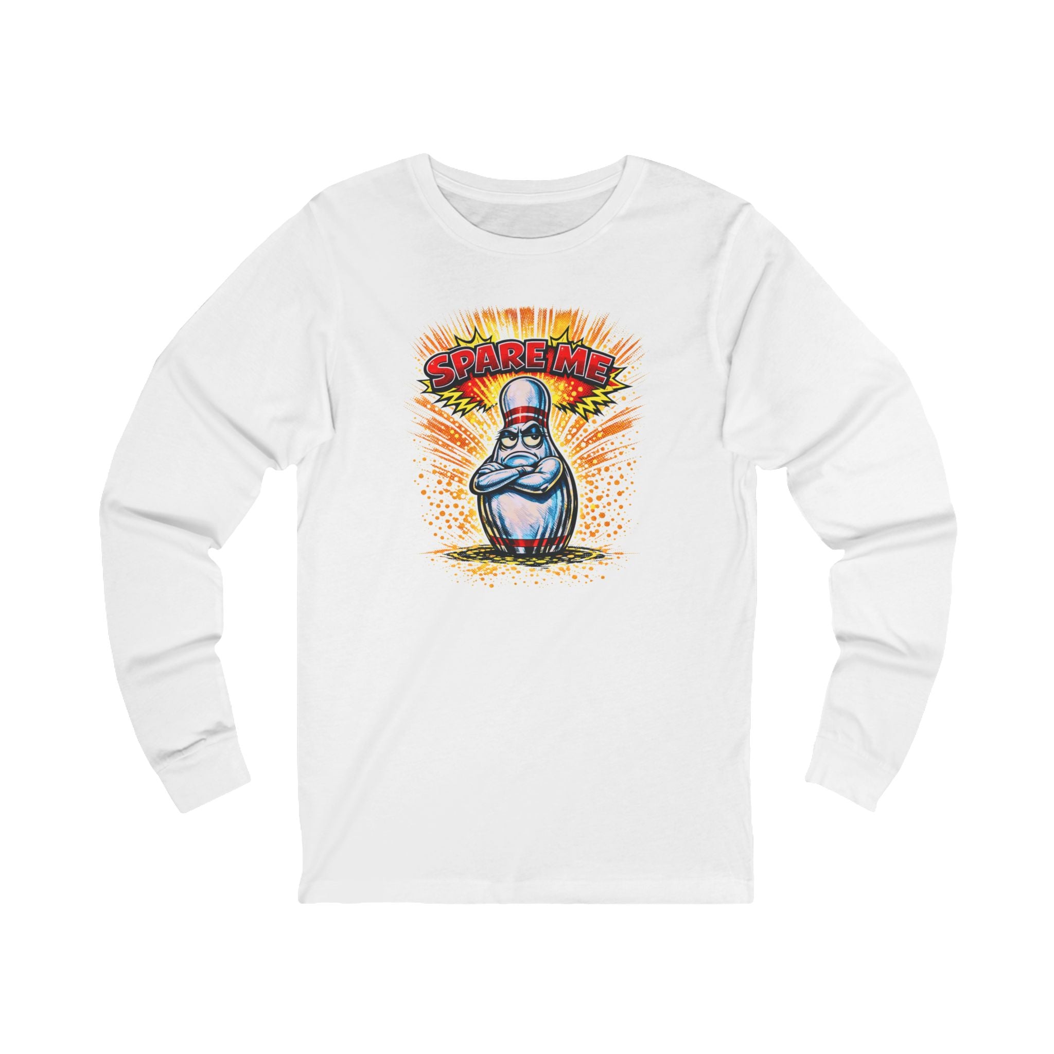 Spare Me Bowling Pin Long Sleeve Tee