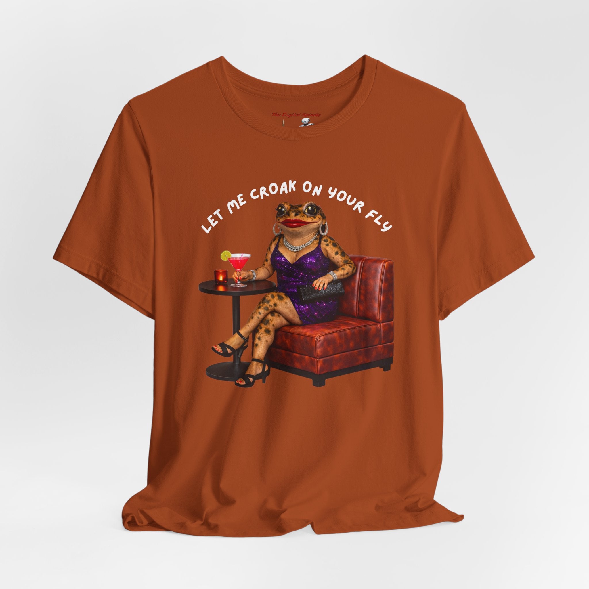 "Let Me Croak On Your Fly" Funny Amphibian Graphic T‑Shirt