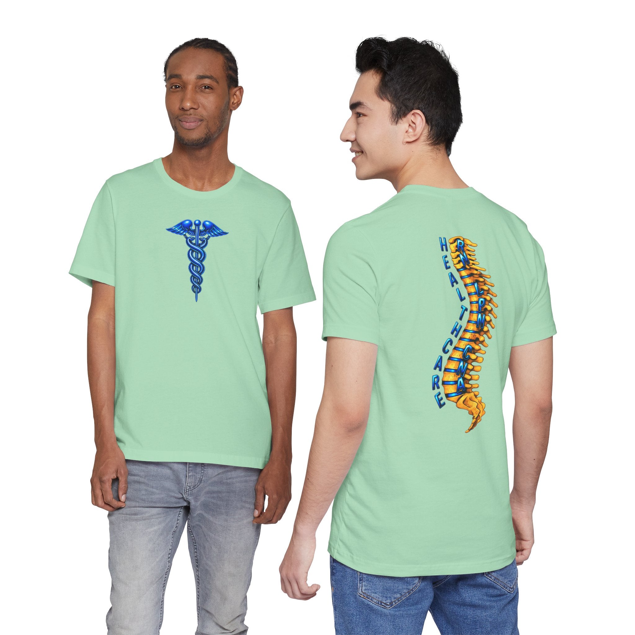 Backbone Of Healthcare Unisex Jersey Short Sleeve Tee