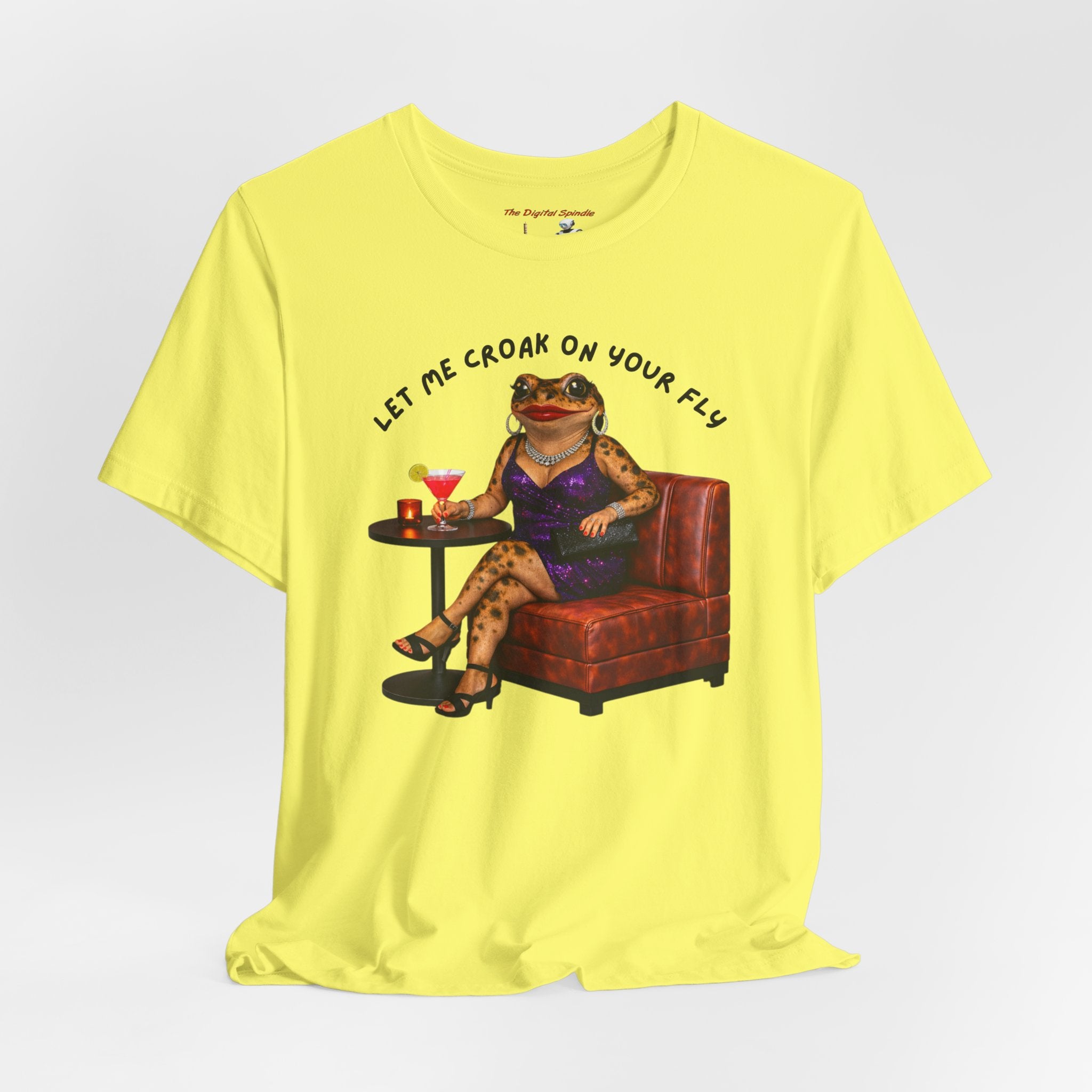 "Let Me Croak On Your Fly" Vintage Cocktail Graphic Tee