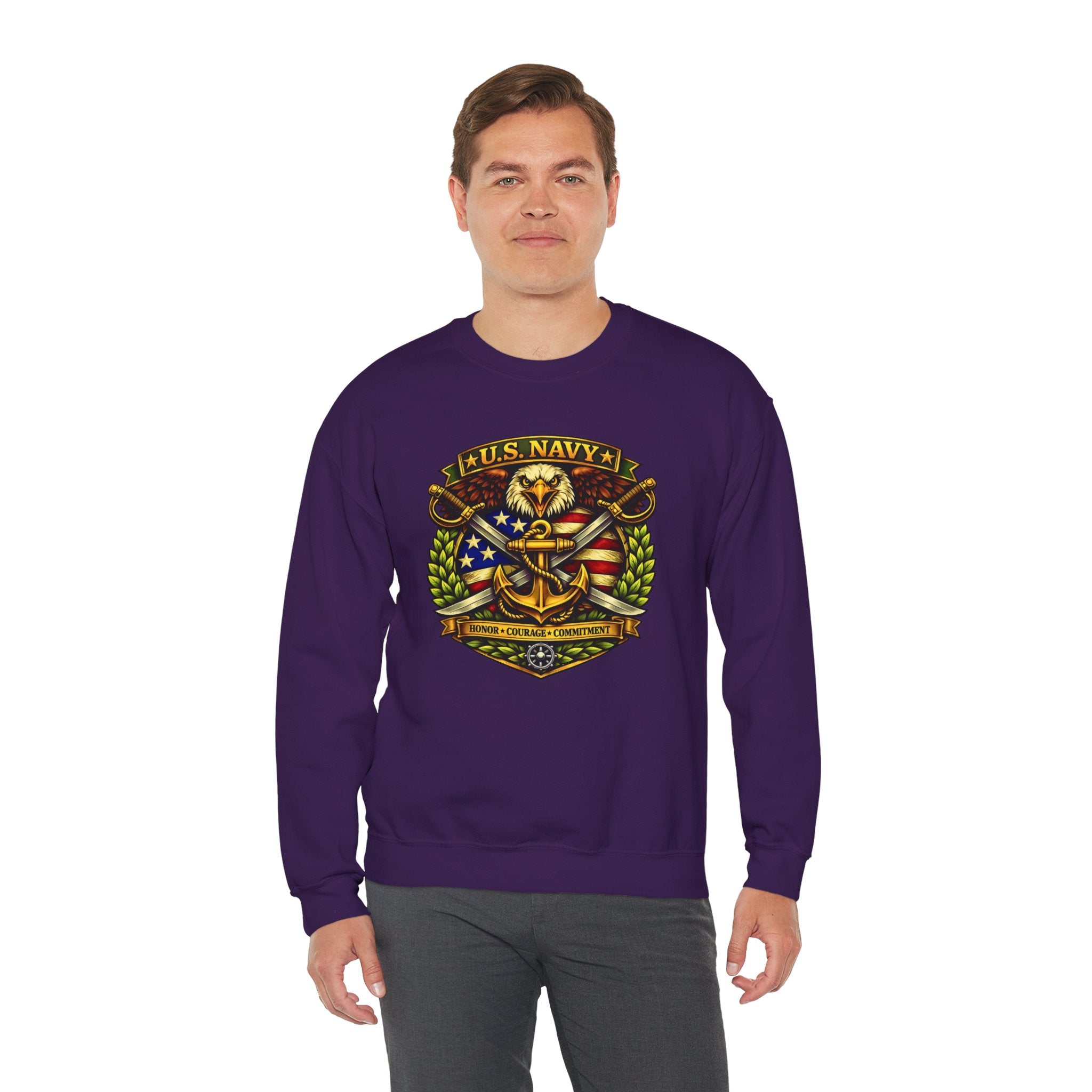 U.S. Navy Honor, Courage, Commitment Crewneck Sweatshirt