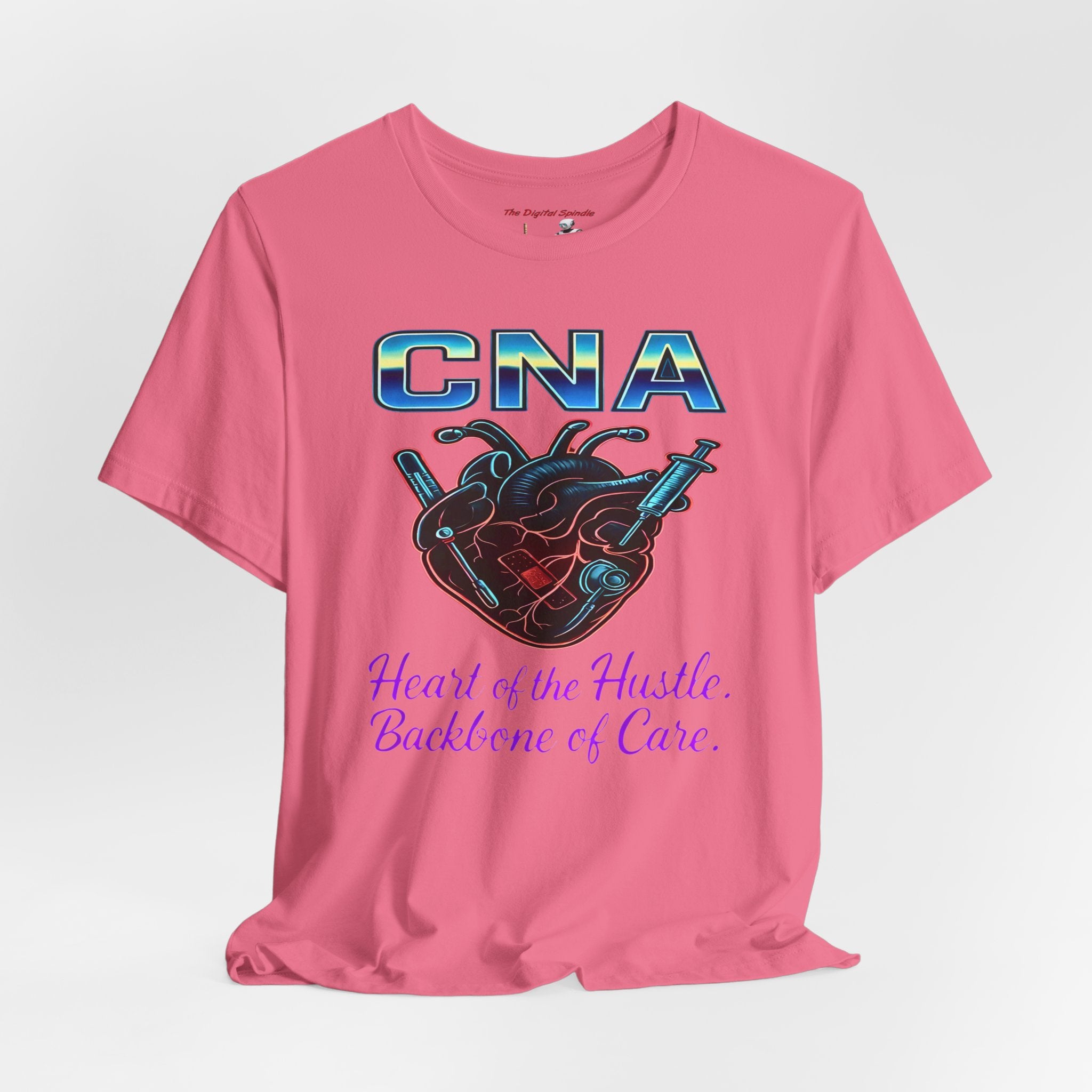 CNA T‑Shirt — "Heart of the Hustle, Backbone of Care" Graphic Tee