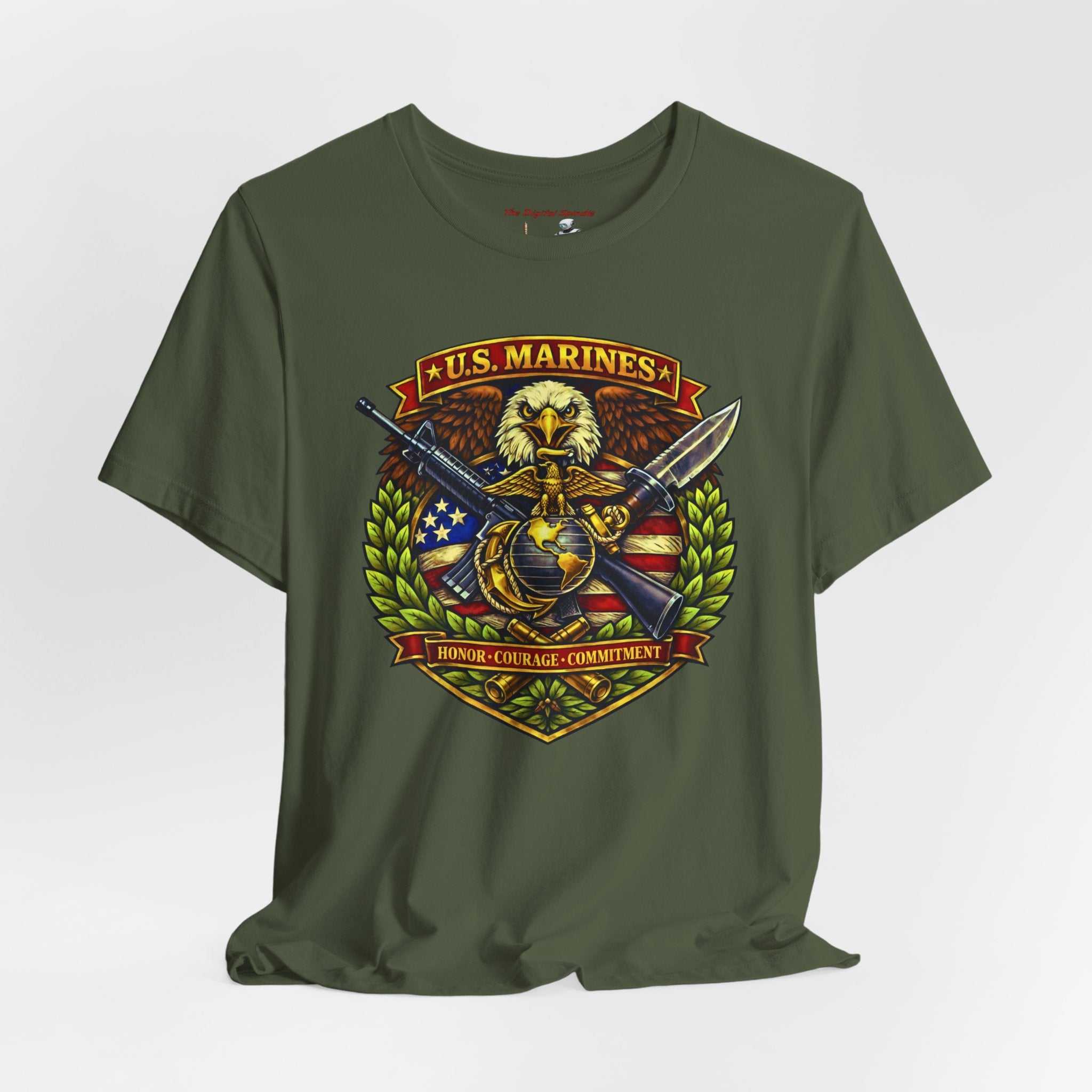 U.S. Marines Honor Courage Commitment Tee