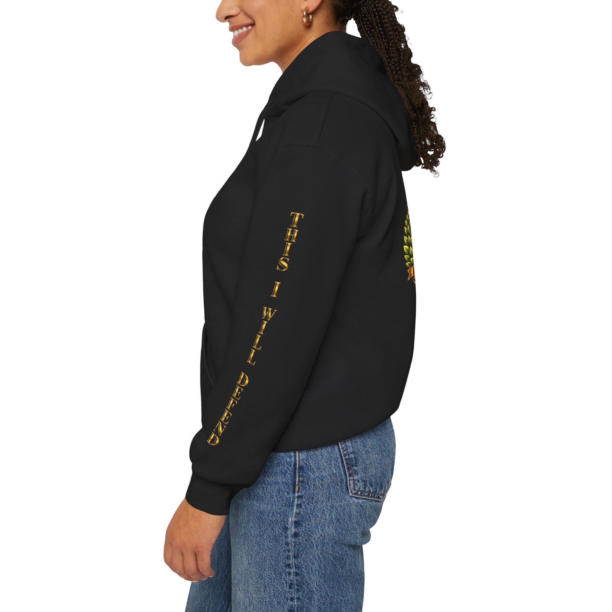 US Army Veteran Crest Hoodie — Military Emblem Sweatshirt