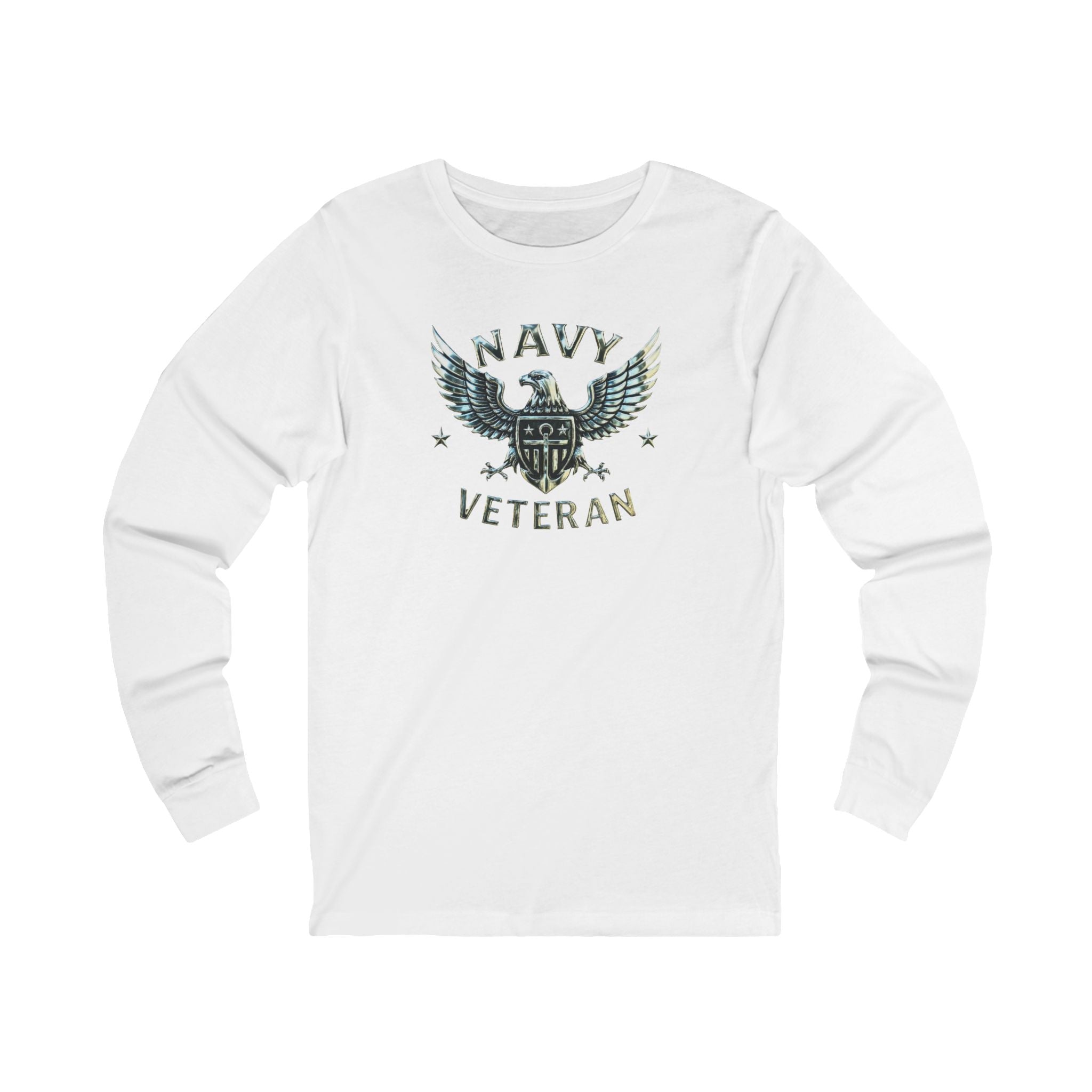 Navy Veteran Eagle Long Sleeve Tee