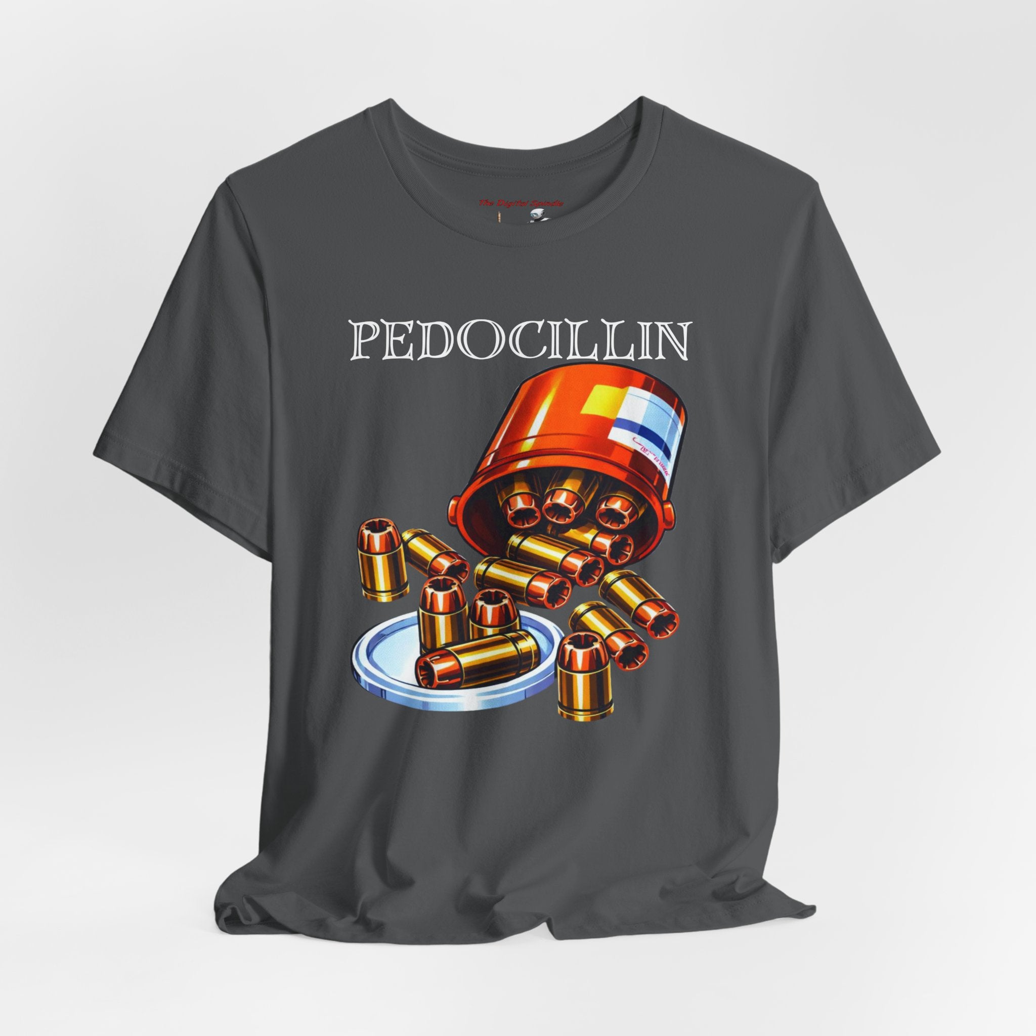 'PEDOCILLIN' Ammo Script Graphic Tee