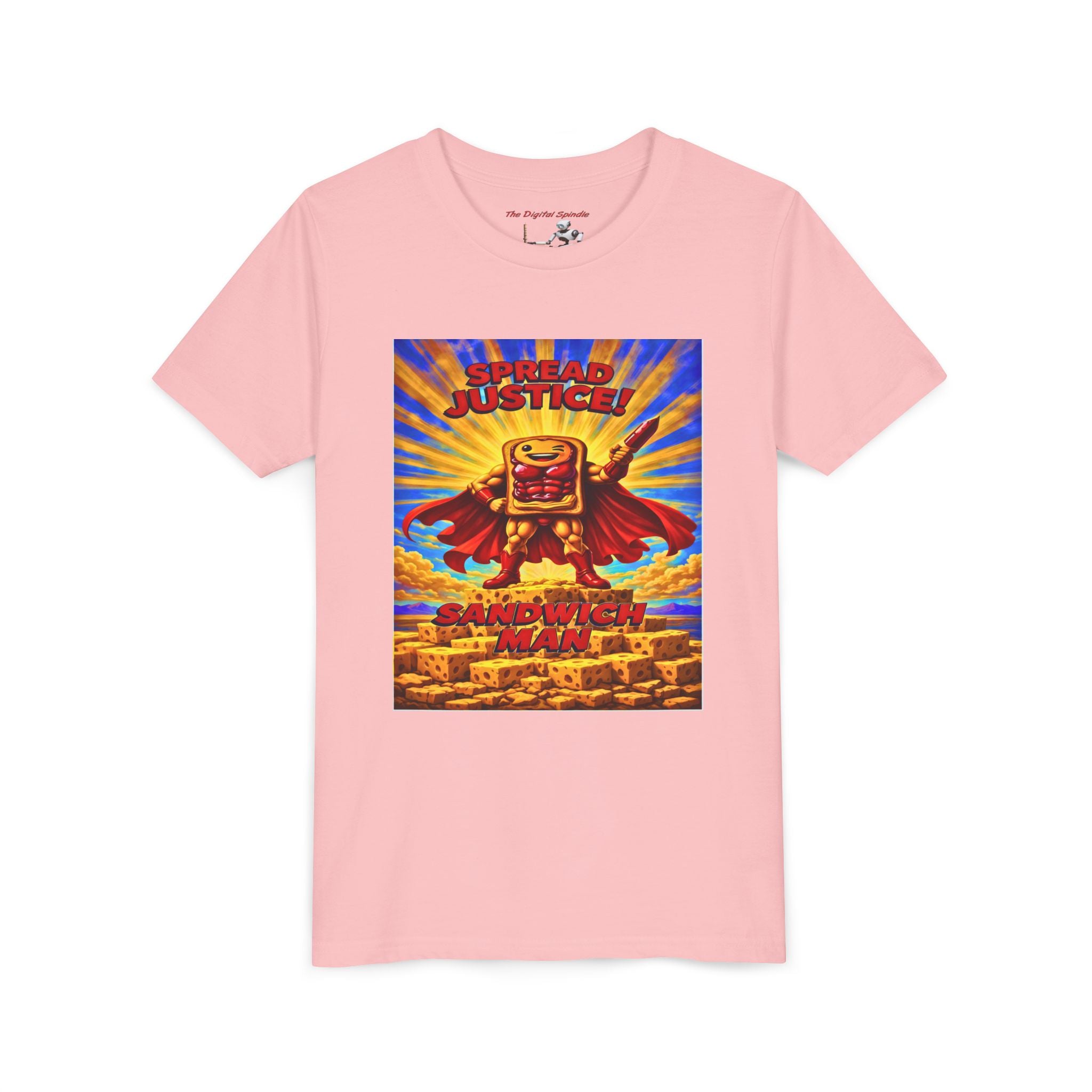 Sandwich Man Superhero Graphic