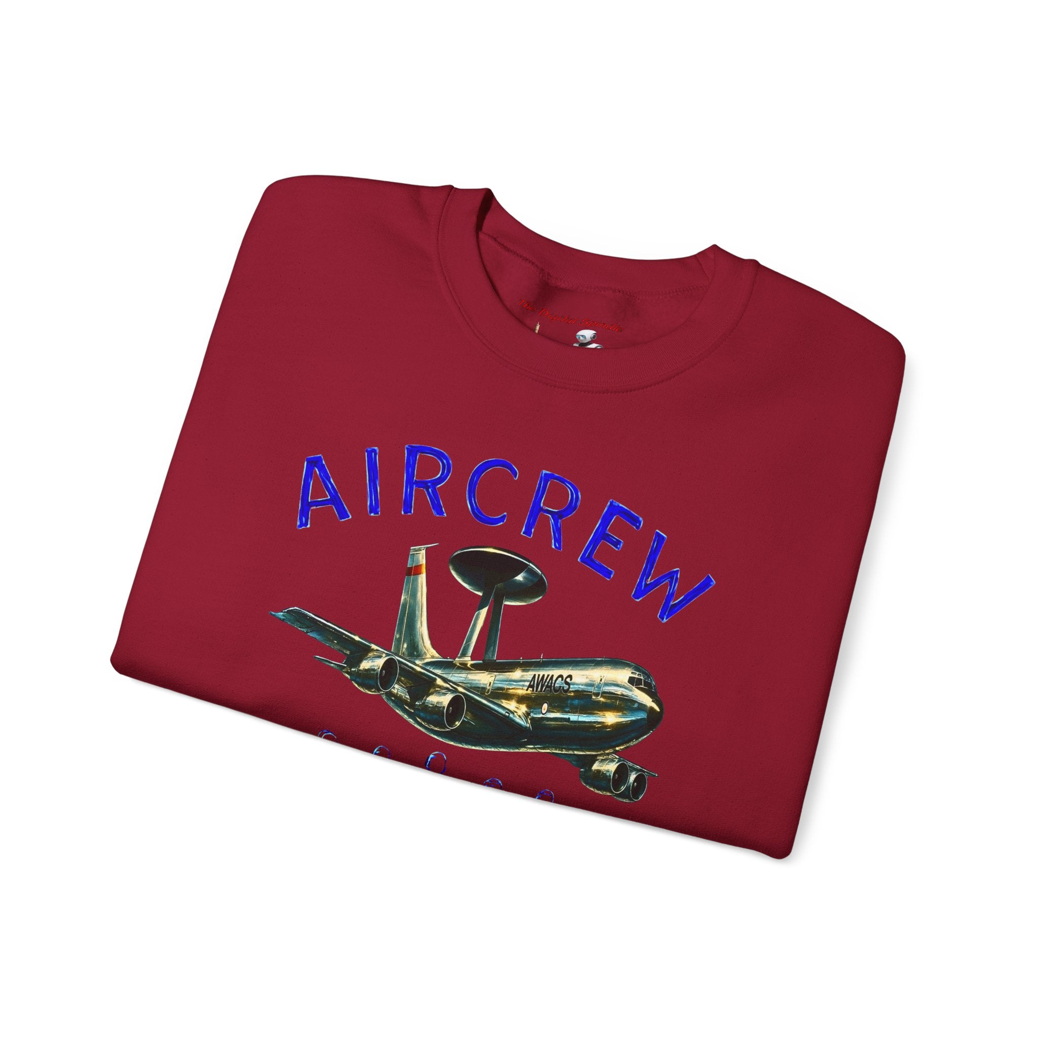 Aircrew Military Plane Graphic Sweatshirt