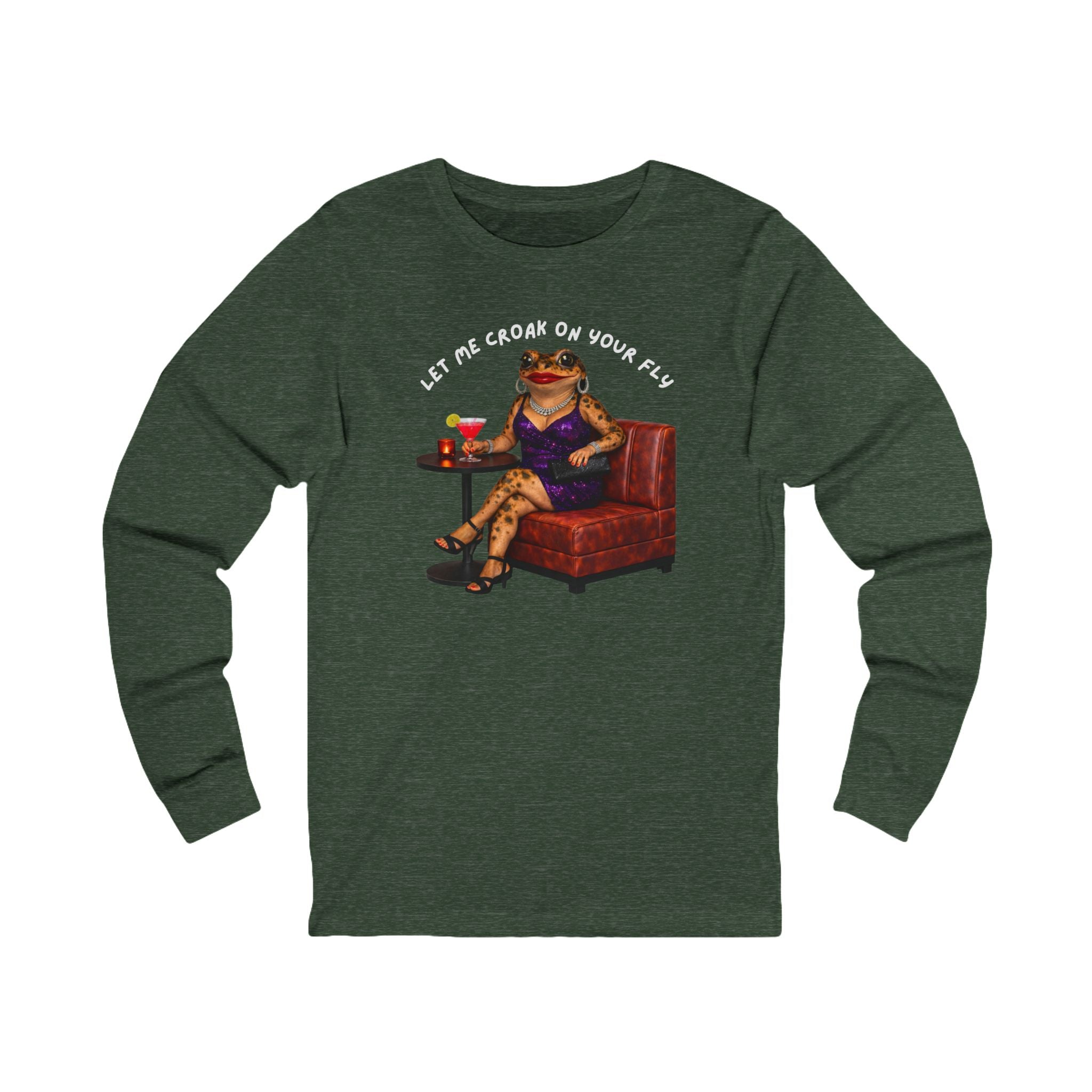 "Let Me Croak On Your Fly" Lounge Frog Graphic