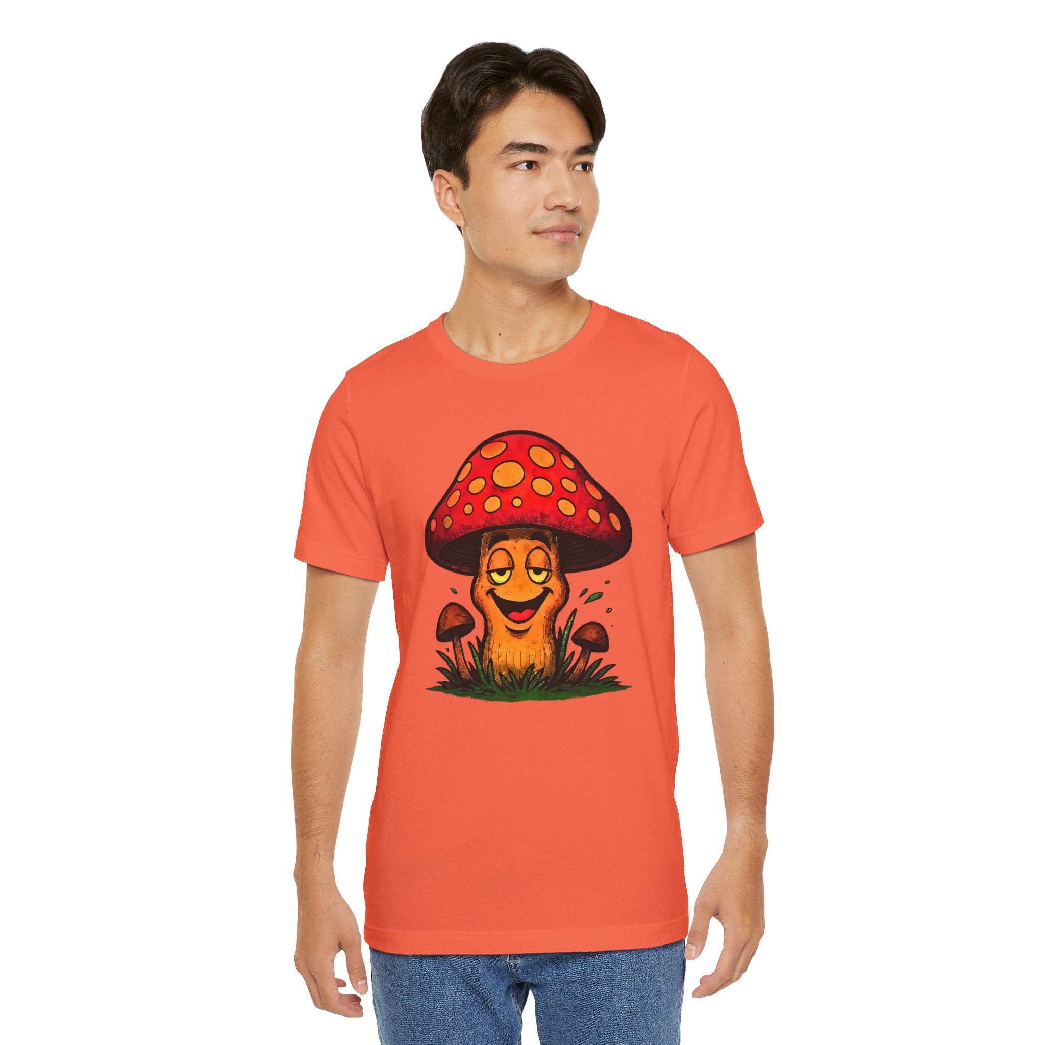 Smiling Psychedelic Mushroom Tee
