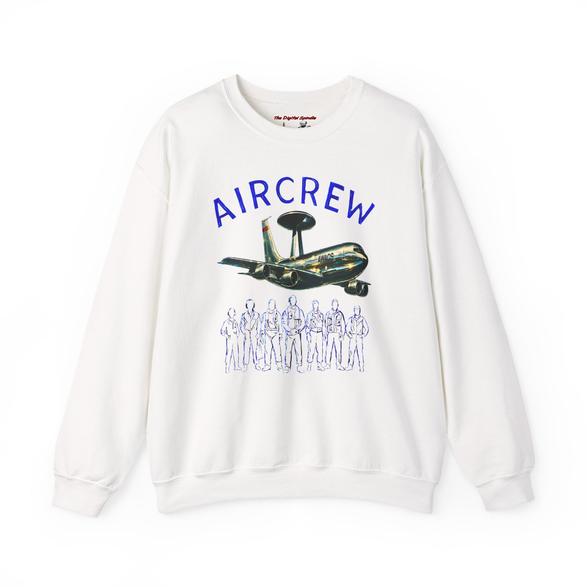 Aircrew Military Plane Graphic Sweatshirt