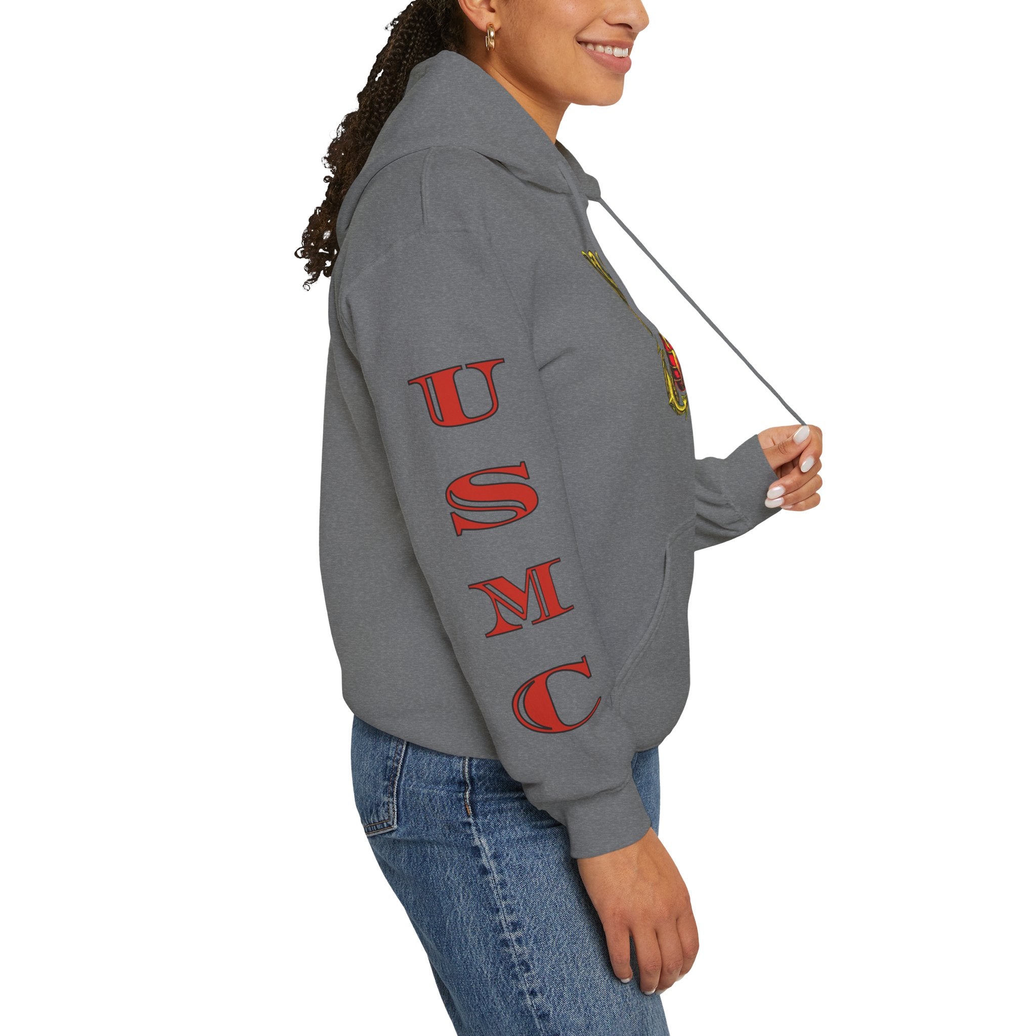 USMC Eagle Globe & Anchor Pullover Hoodie