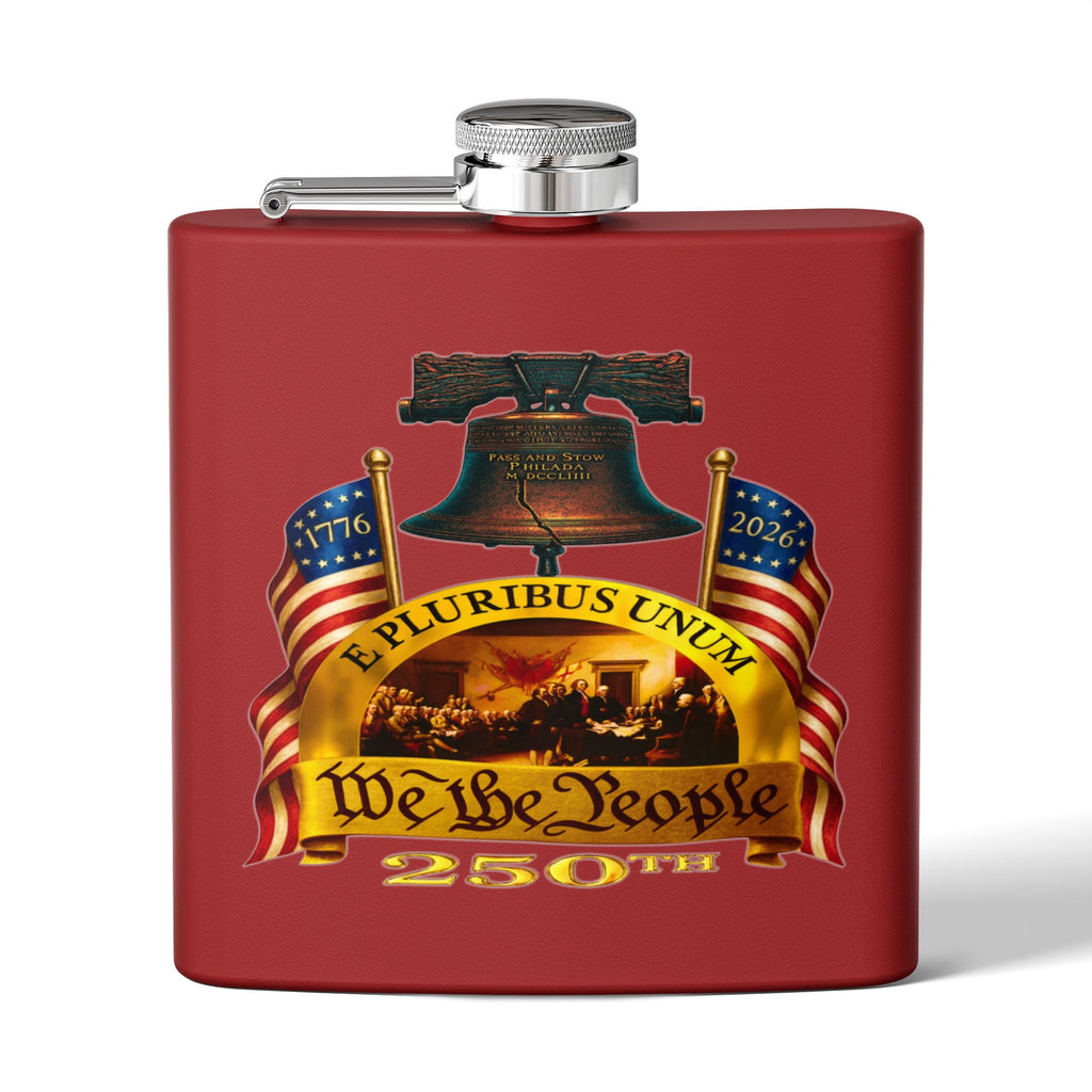"We the People" Stainless Steel 6oz Flask
