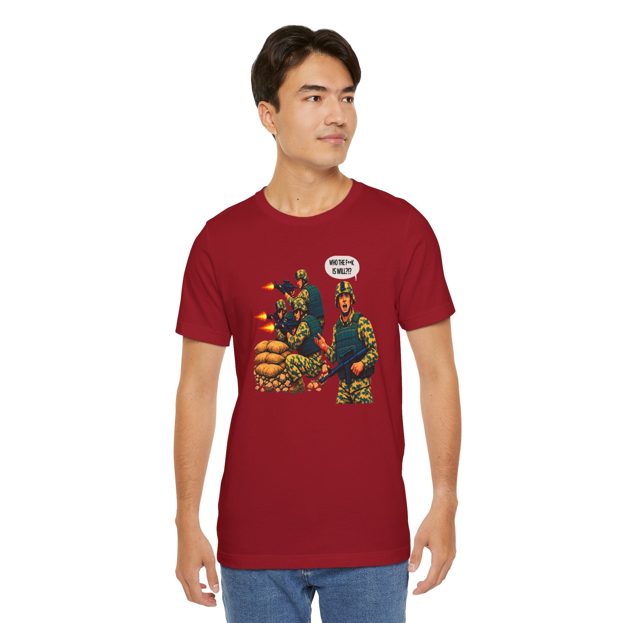 'Who the F**K is Will?' Military Retro Shirt