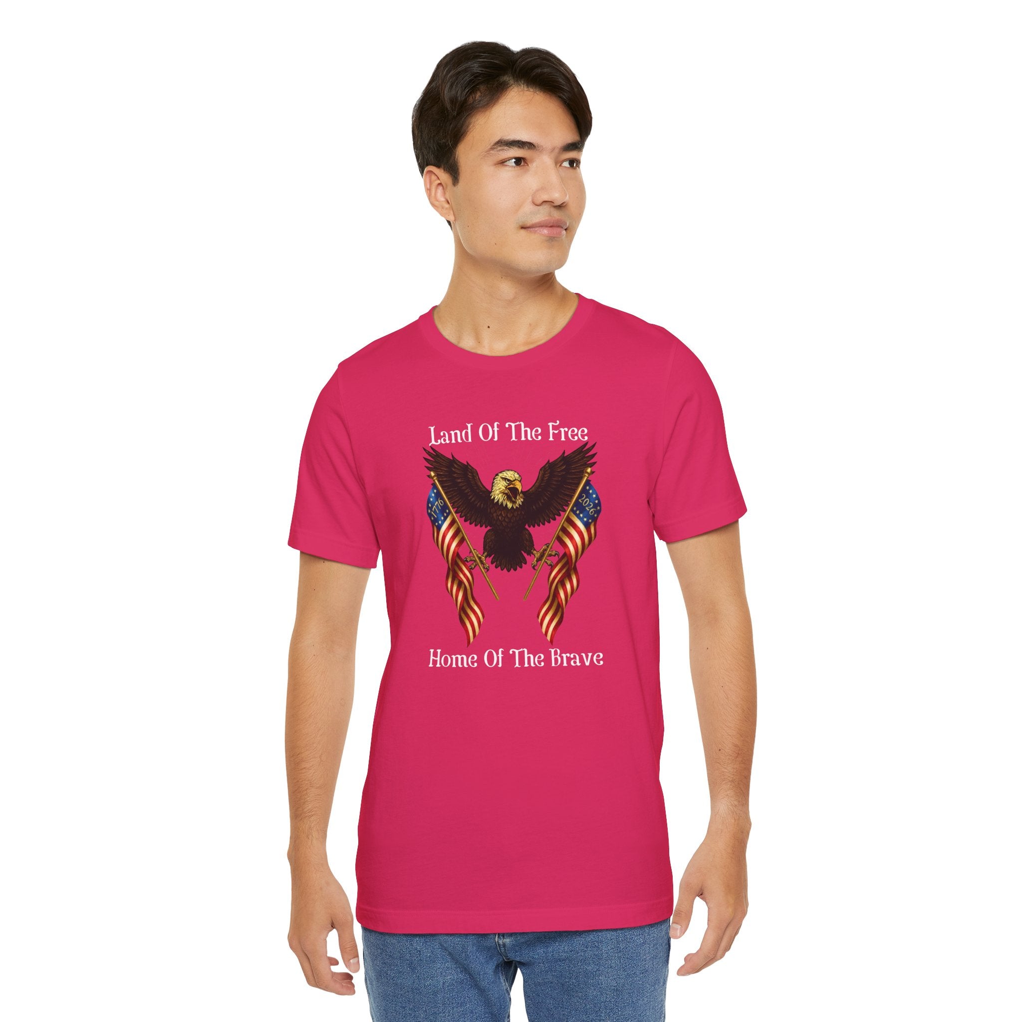 "Land of the Free, Home of the Brave" T‑Shirt