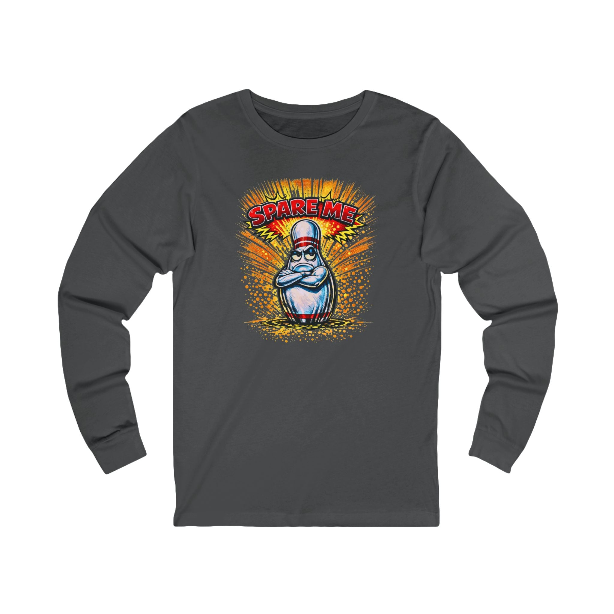 Spare Me Bowling Pin Long Sleeve Tee