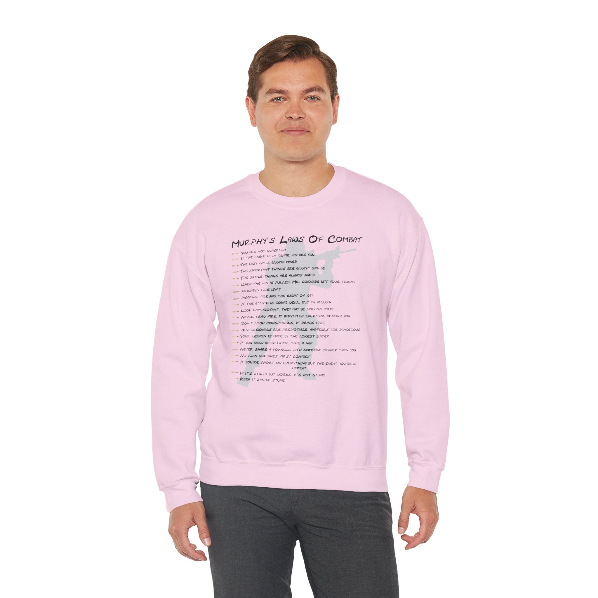 'Murphy's Laws of Combat' Crewneck Sweatshirt