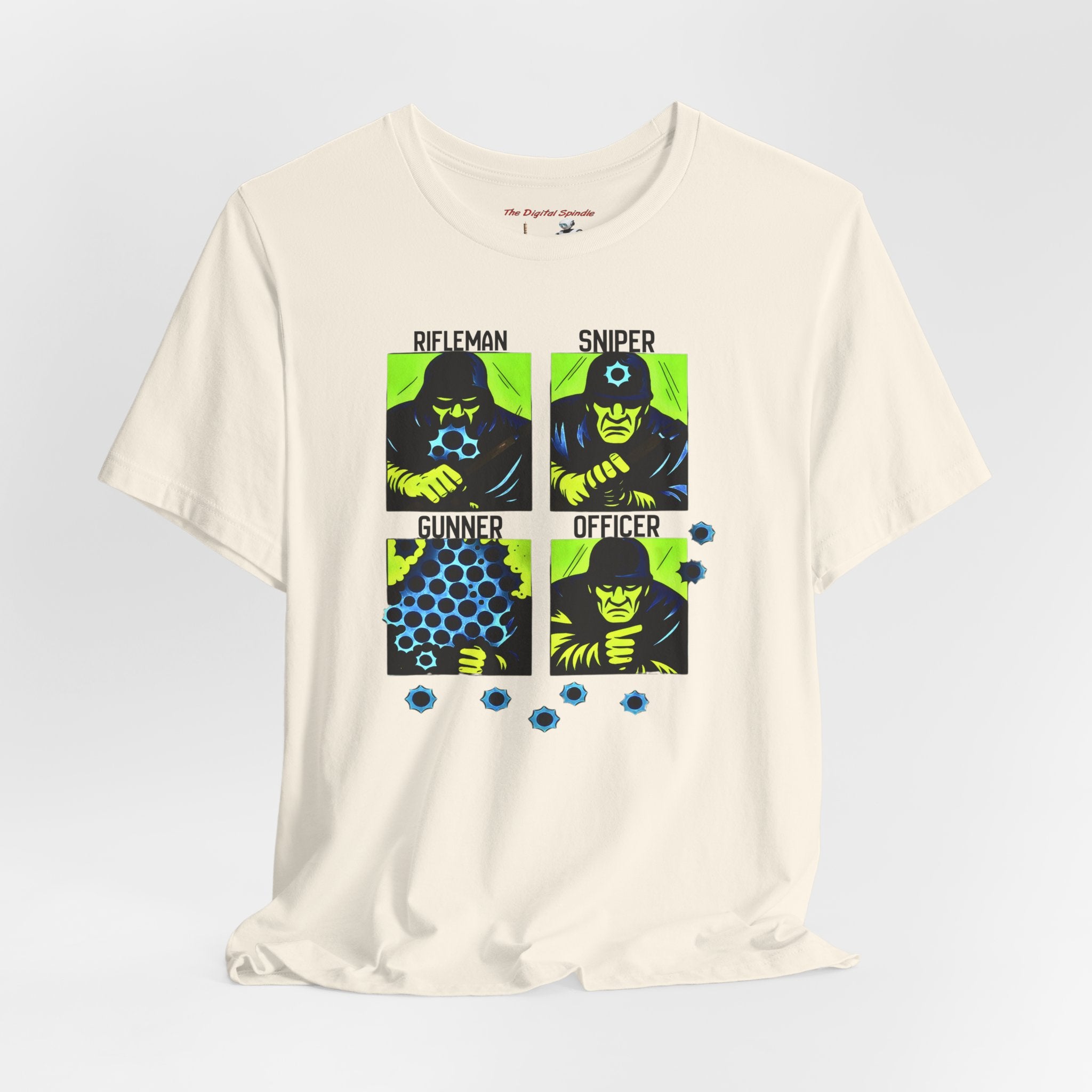 Shooting Range Graphic Tee — Rifleman Sniper Gunner Officer Design