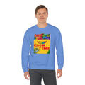 Chow Time Sweatshirt — Colorful Crayon Snack Art Crewneck