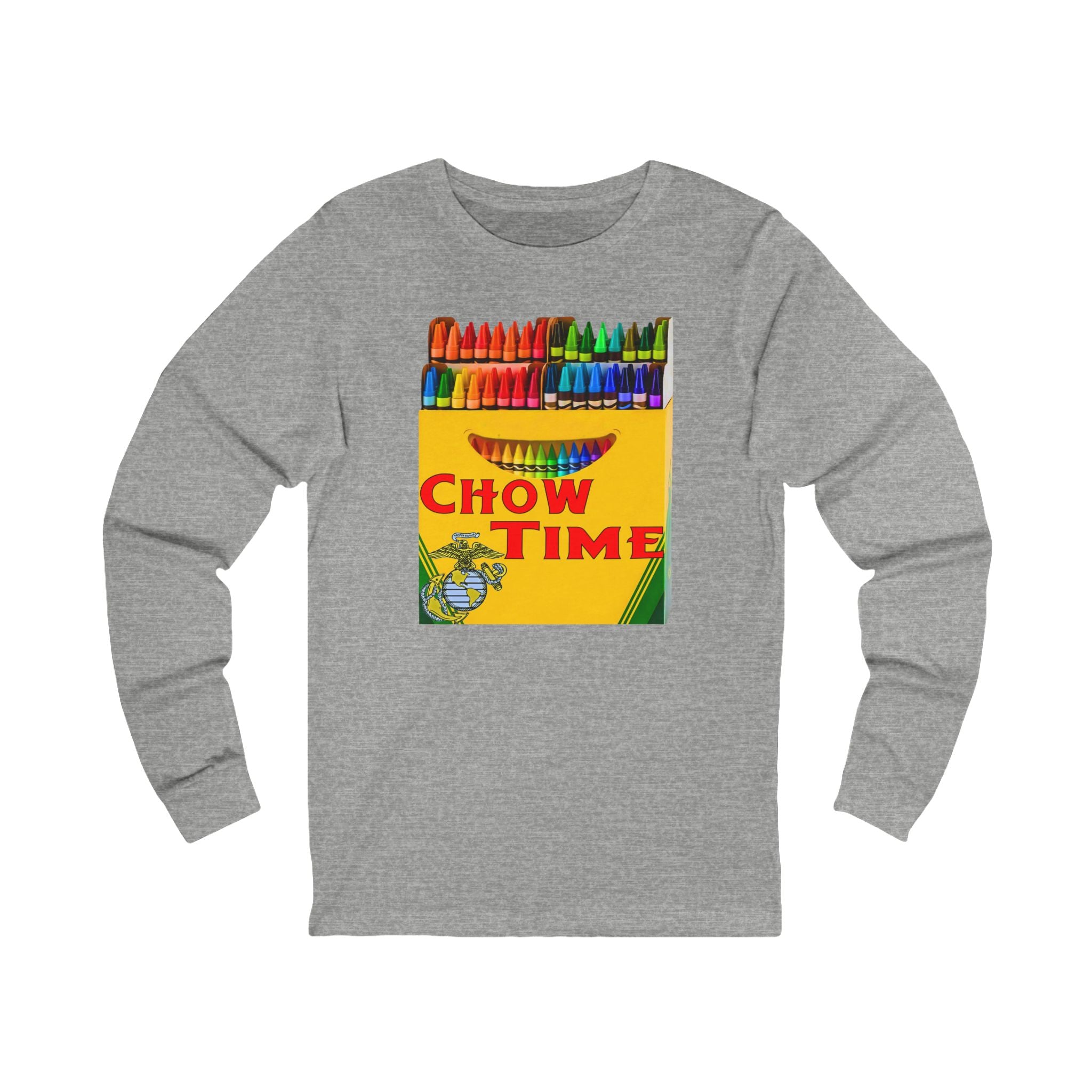 Chow Time Crayon Long Sleeve Tee