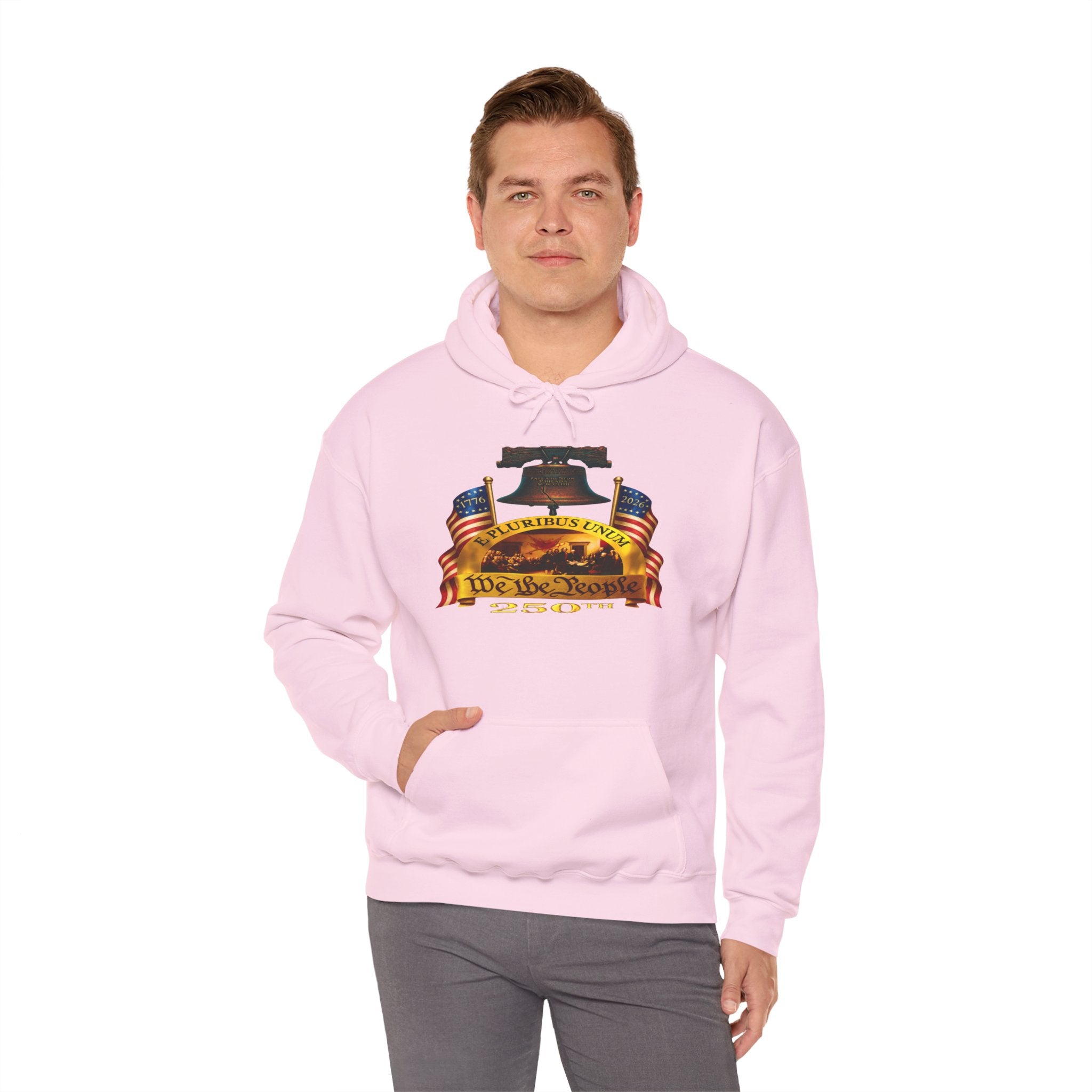 We The People Liberty Bell Hoodie – Patriotic American Flag Sweatshirt