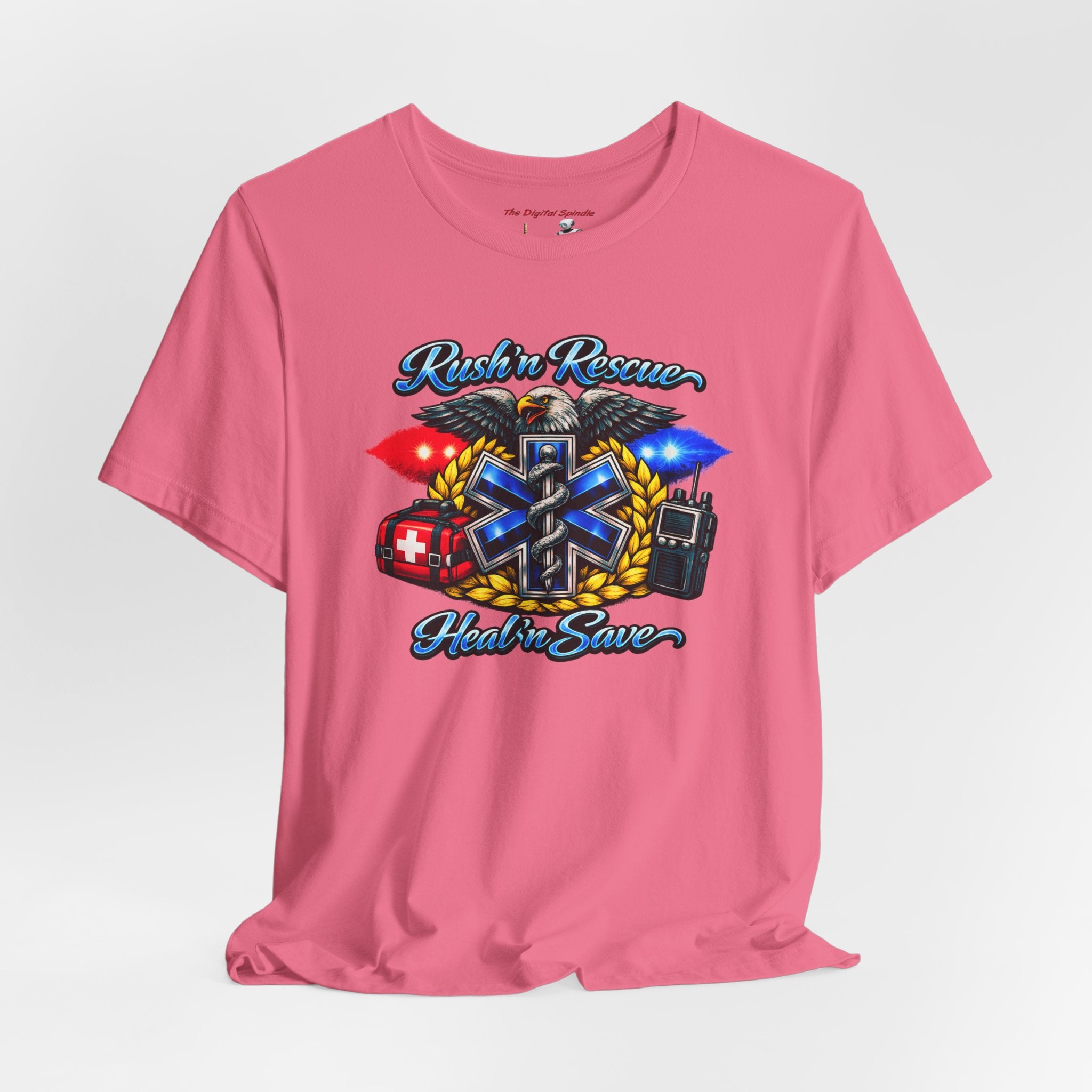 Rescue Responder EMT Star of Life T-Shirt - Paramedic Medic Emergency Medical Tee