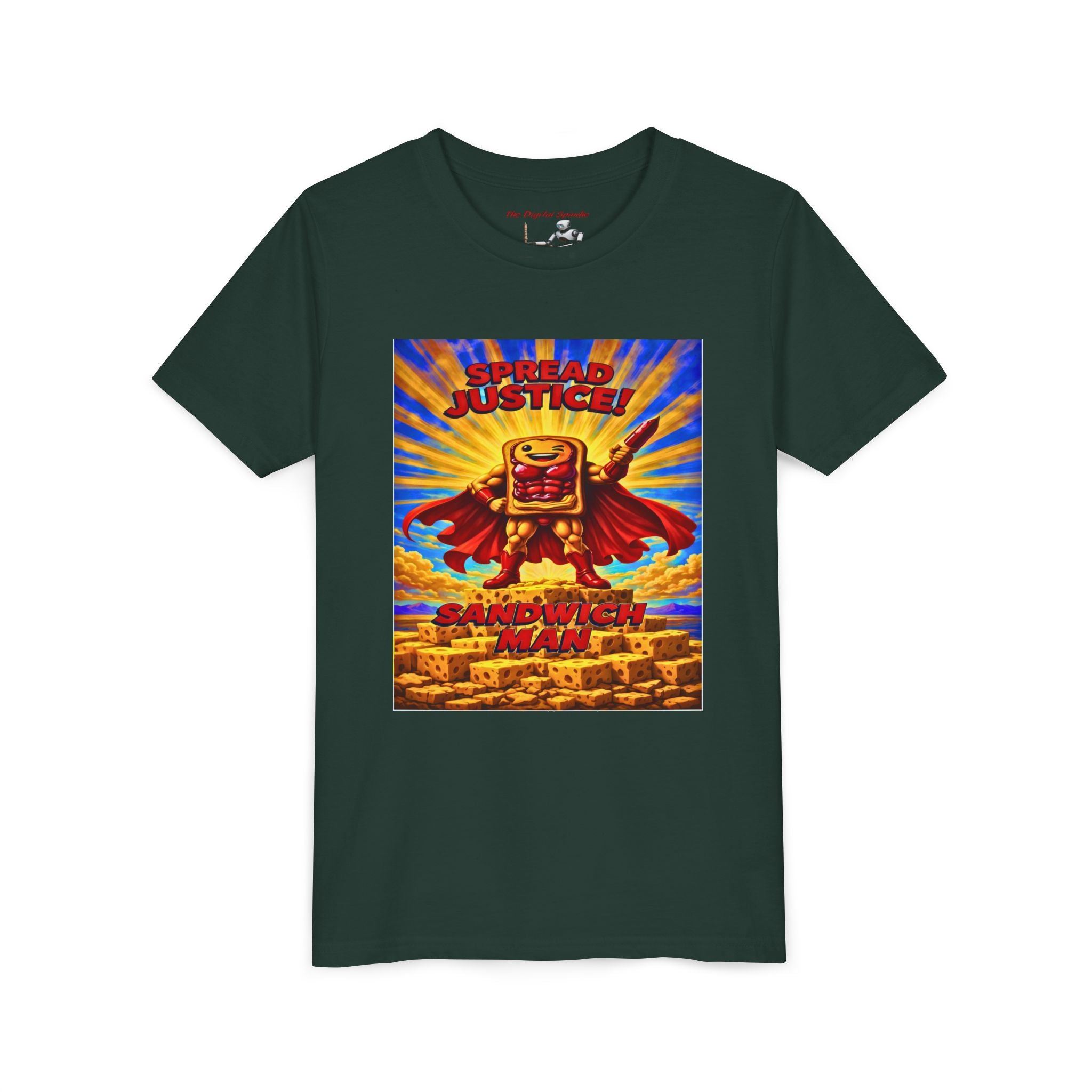 Sandwich Man Superhero Graphic