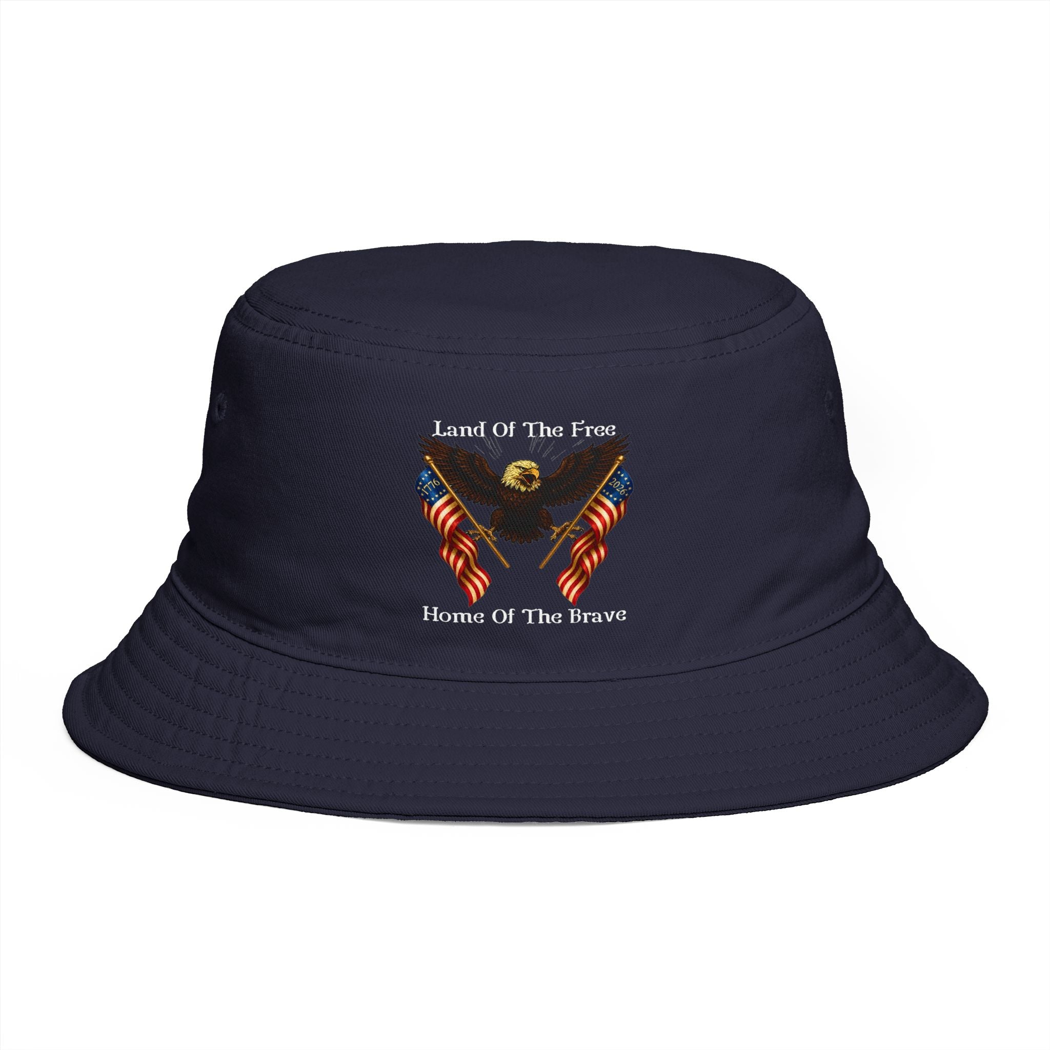 "Land of the Free, Home of the Brave" Bucket Hat