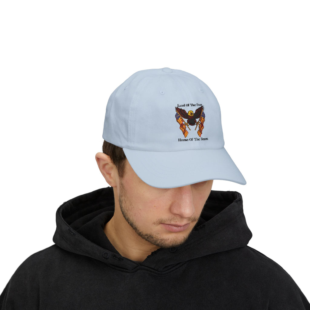 "Land of the Free, Home of the Brave" Dad Cap