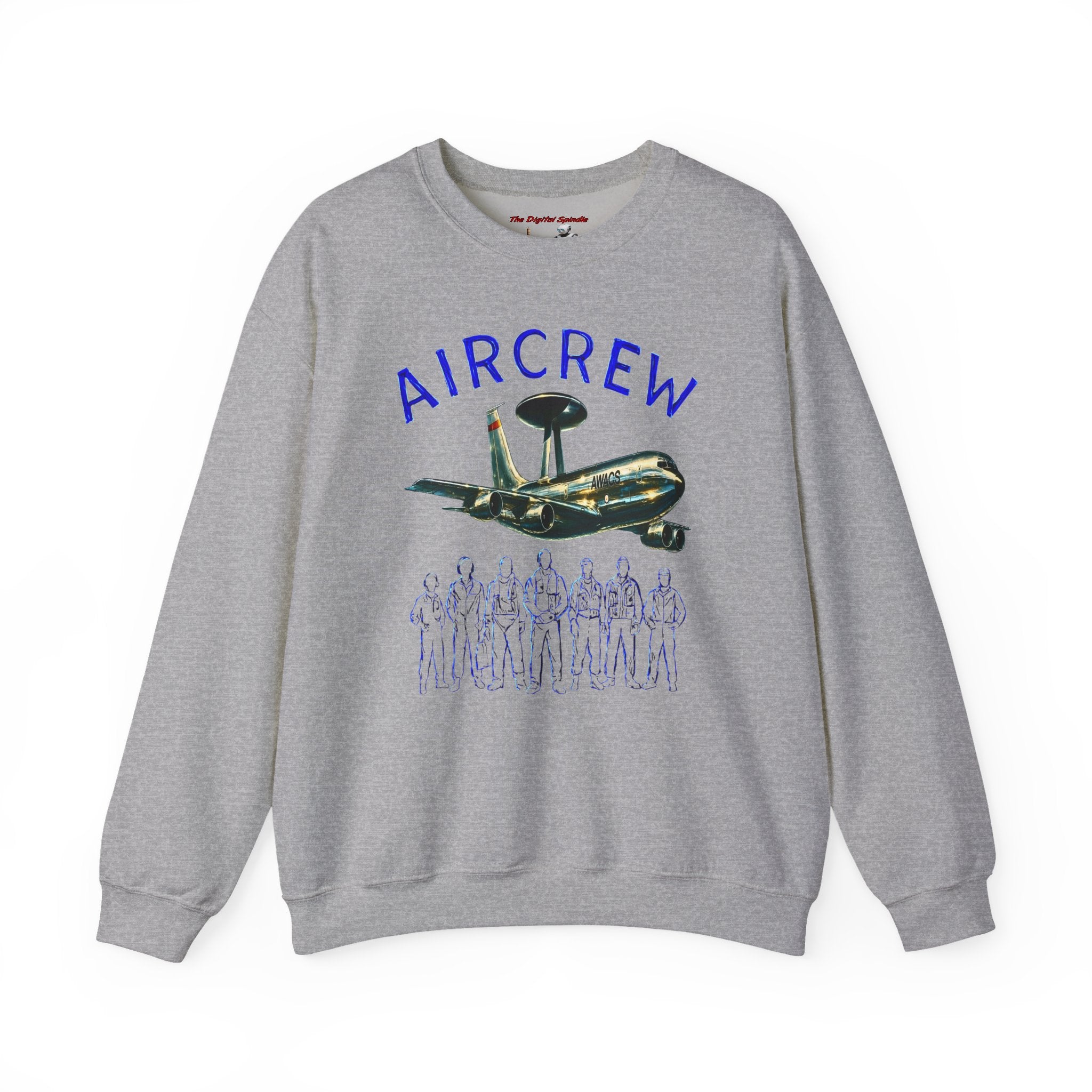 Aircrew Military Plane Graphic Sweatshirt
