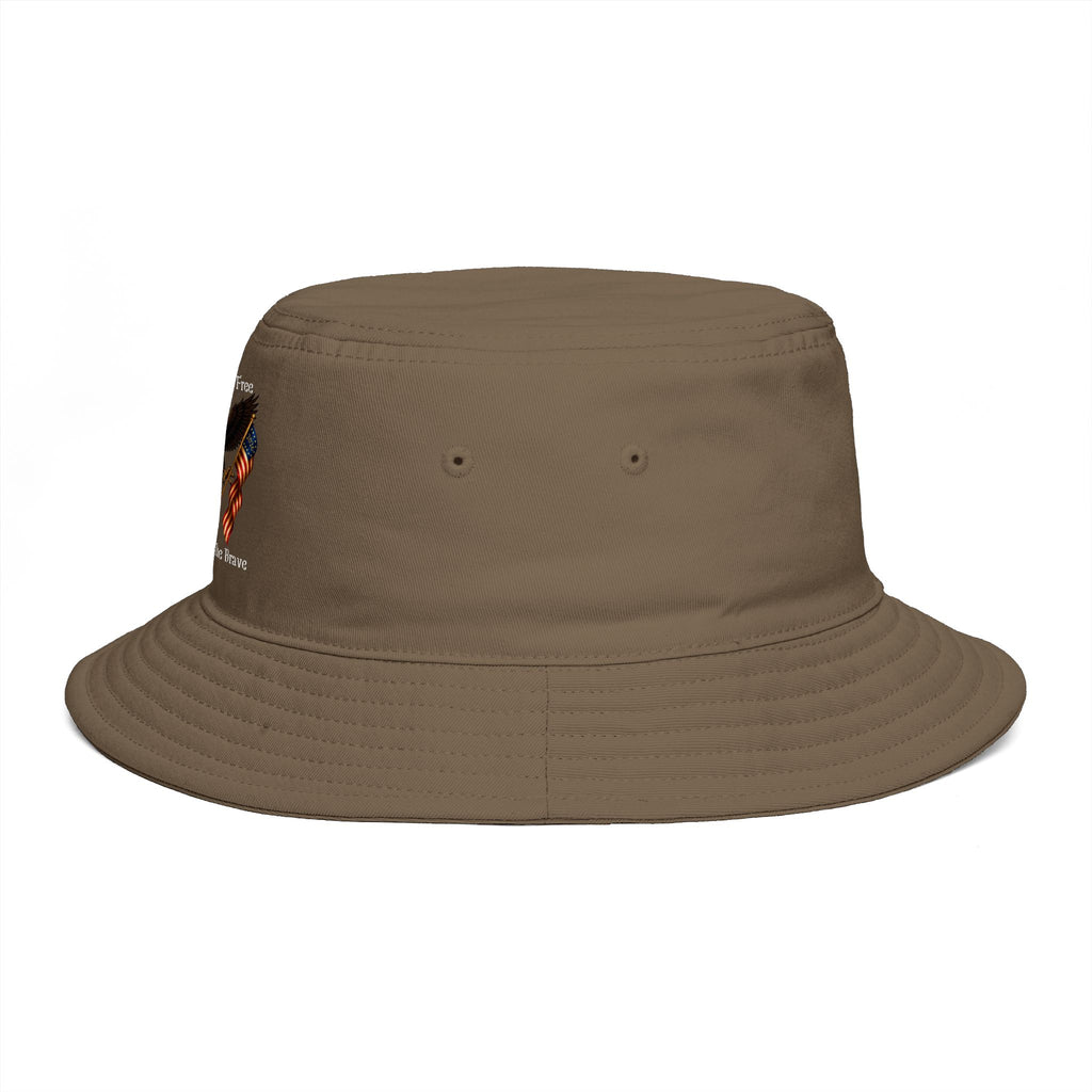 "Land of the Free, Home of the Brave" Bucket Hat