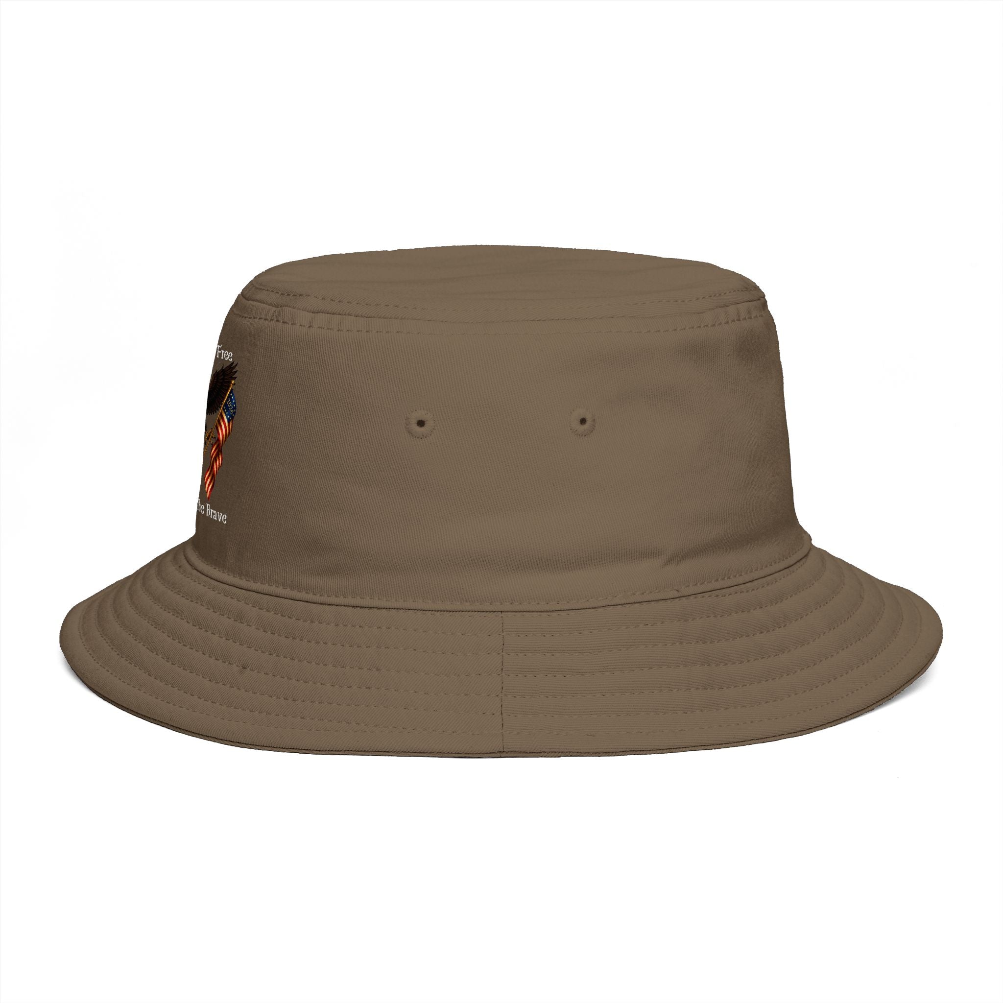 "Land of the Free, Home of the Brave" Bucket Hat